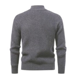 Alternative view of Autumn And Winter Men's Half-zip Pullover Sweater