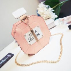 Mini Chain Crossbody Bag - Pink
