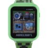 Minecraft iTime Unisex Touchscreen Smart Watch with Silicone Strap and Green Case 42MM