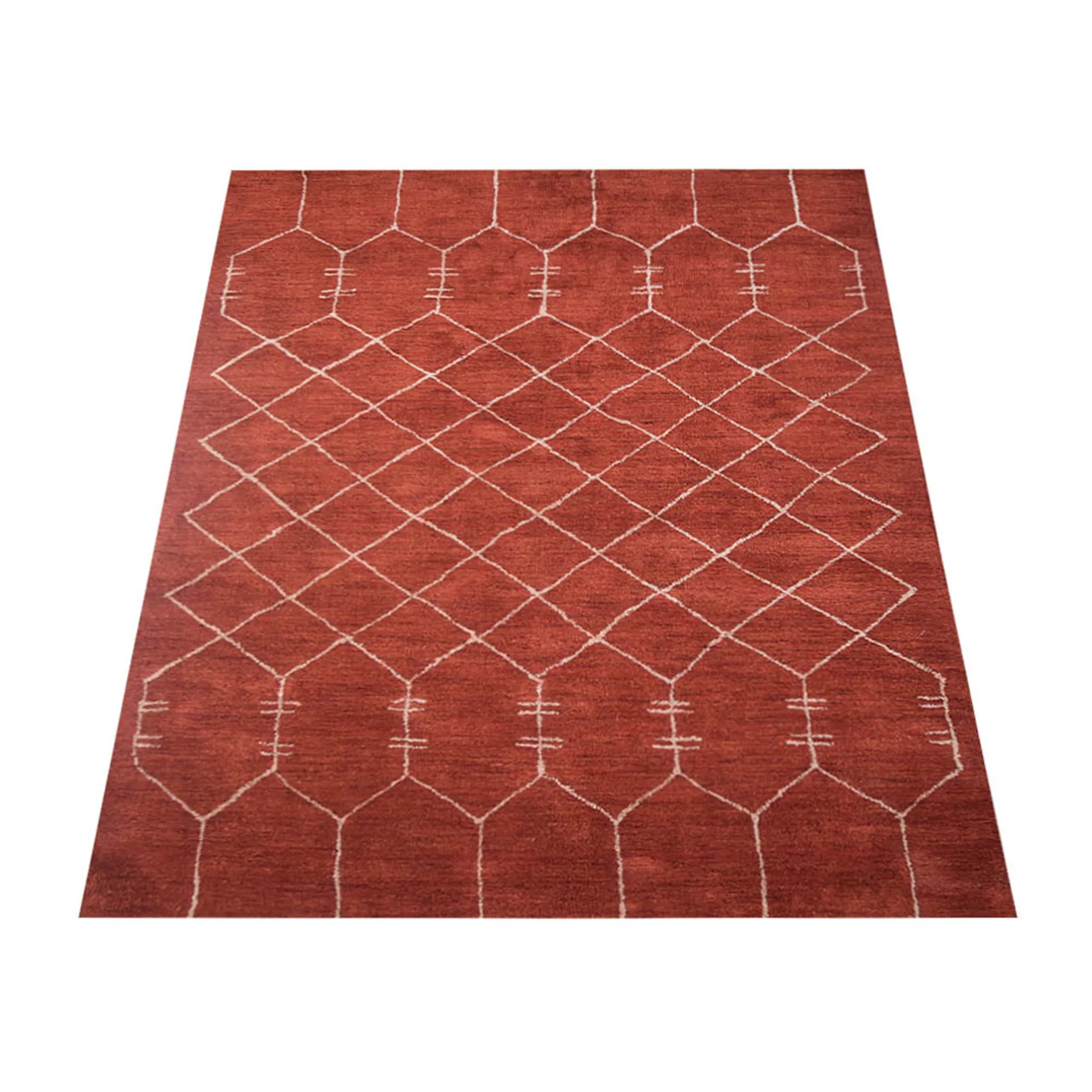 Rugsotic Carpets Hand Knotted Loom Silk Area Rug - Image 3