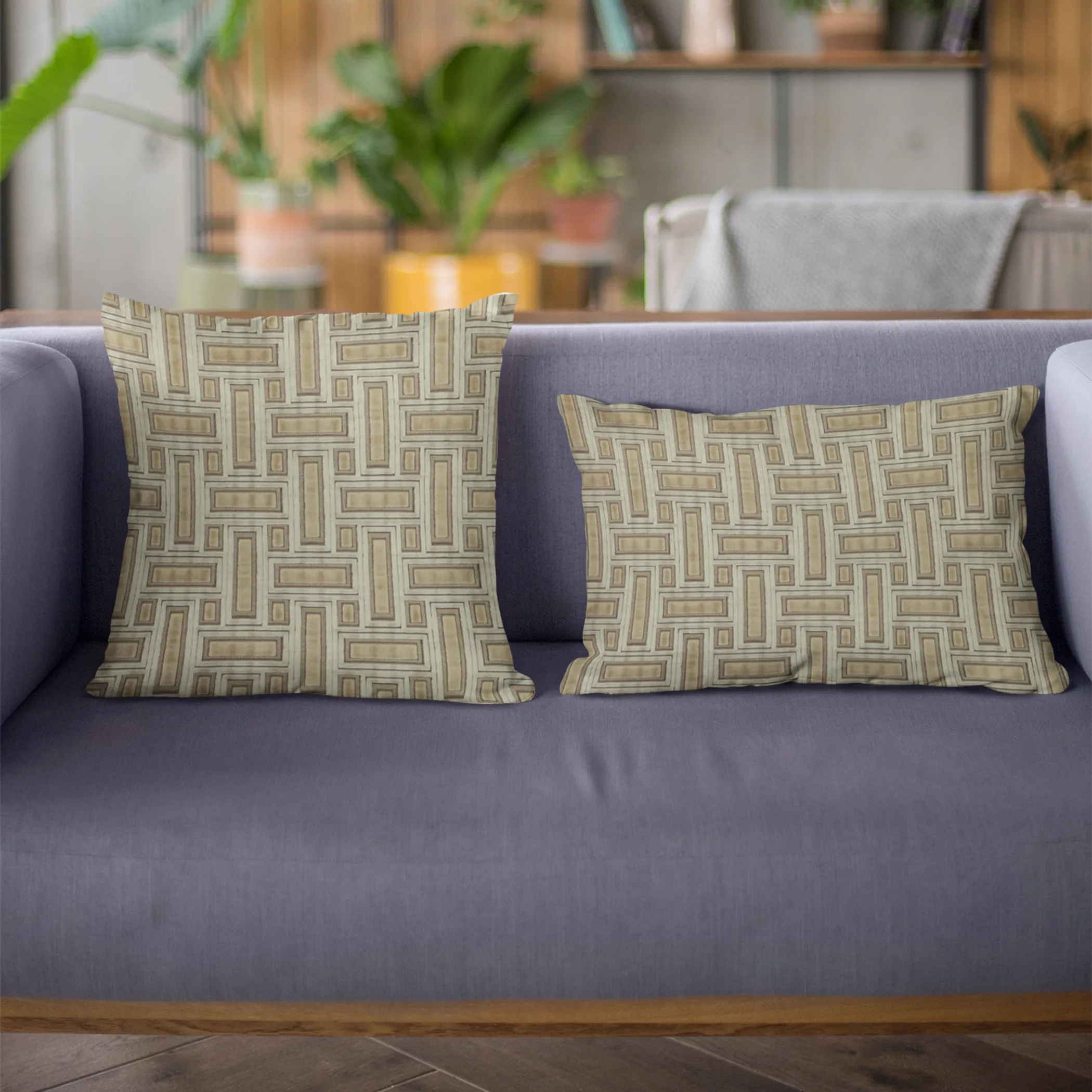 Plutus Bronze Stony Cut Velvet, Some Sparkle To It Luxury Throw Pillow - Image 2