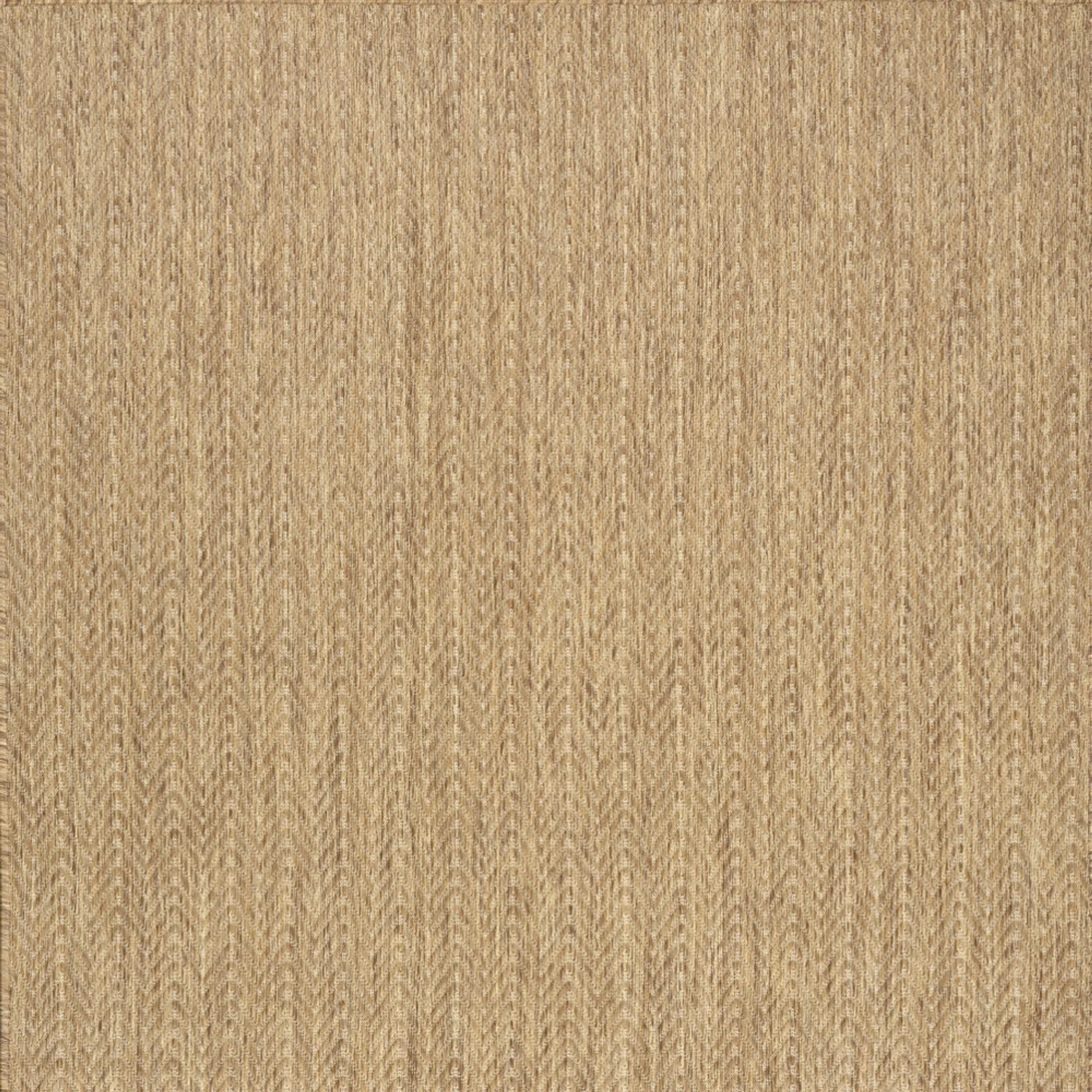 6' X 9' Natural Geometric Indoor Outdoor Area Rug - Image 4