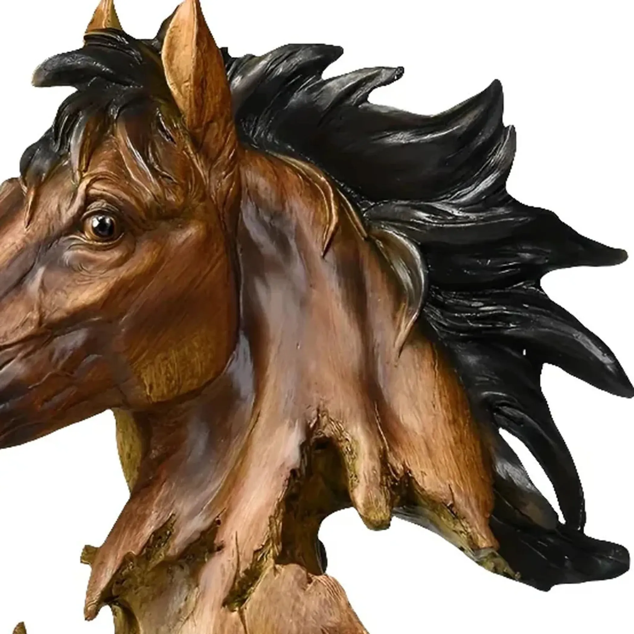 Polyresin Horse Tabletop Sculpture - Image 4