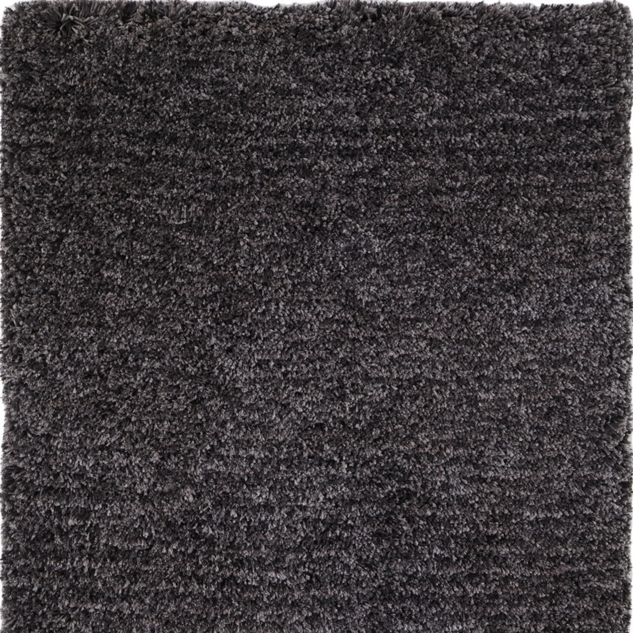 4' X 6' Black Shag Hand Tufted Area Rug - Image 5