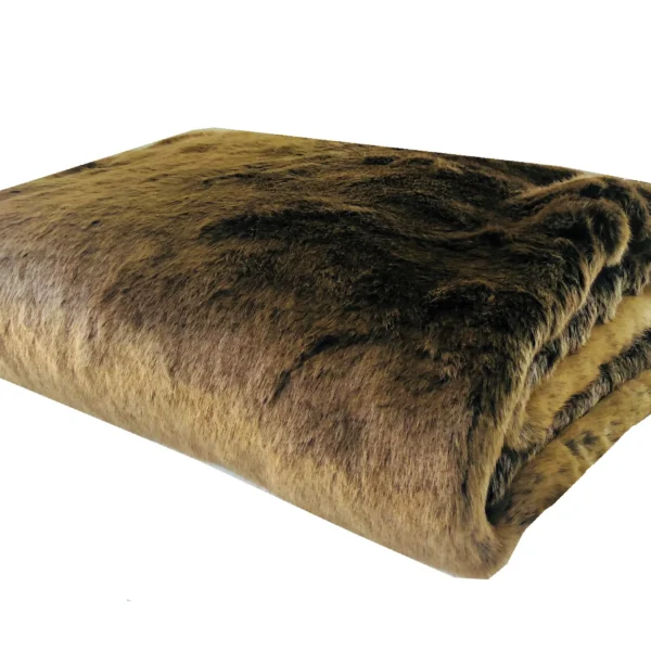 Plutus Tissavel Volga Rabbit Faux Fur Handmade Luxury Throw
