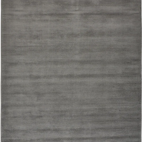 4' X 6' Gray And Black Hand Woven Area Rug