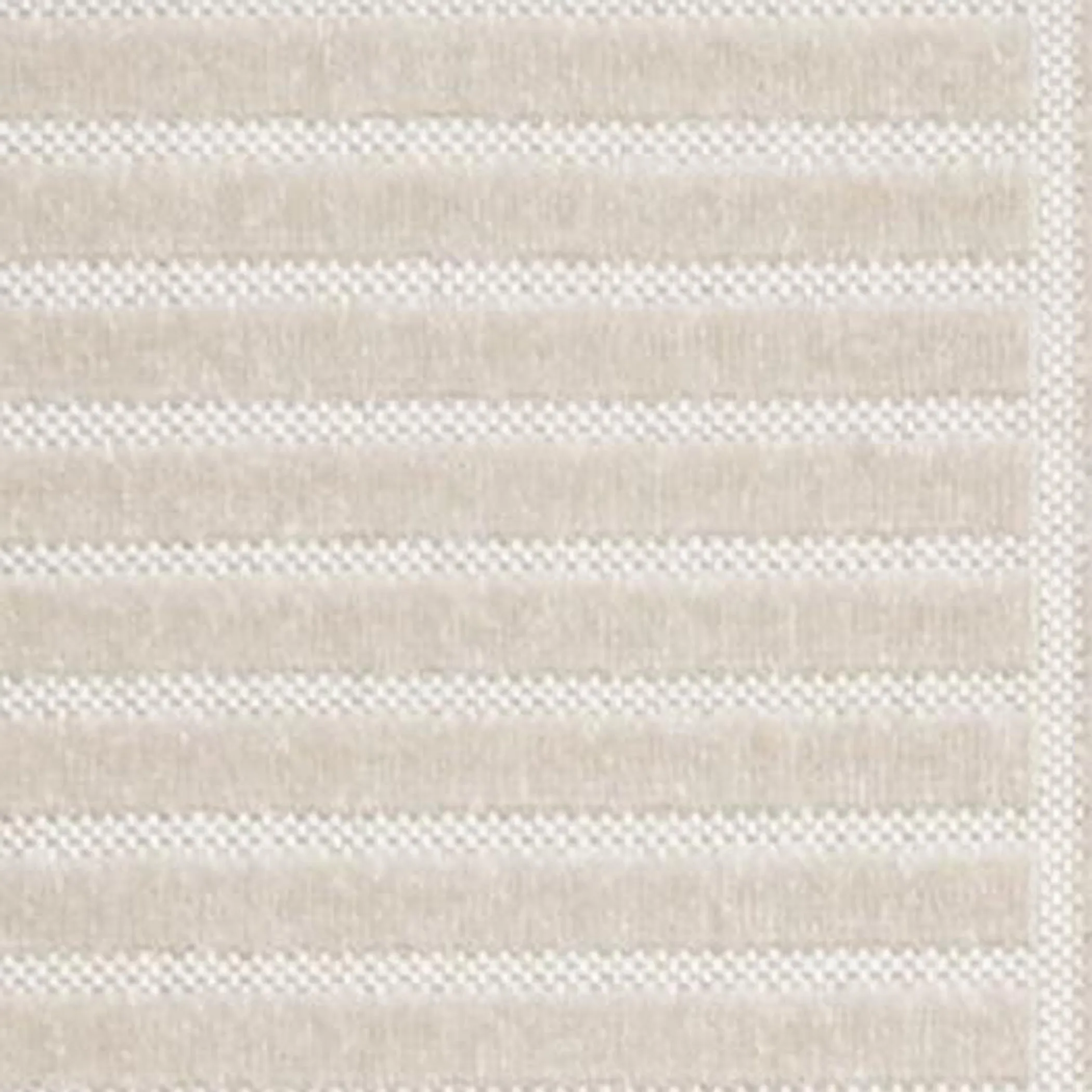 12' X 15' Ivory And Cream Striped Indoor Outdoor Area Rug - Image 3