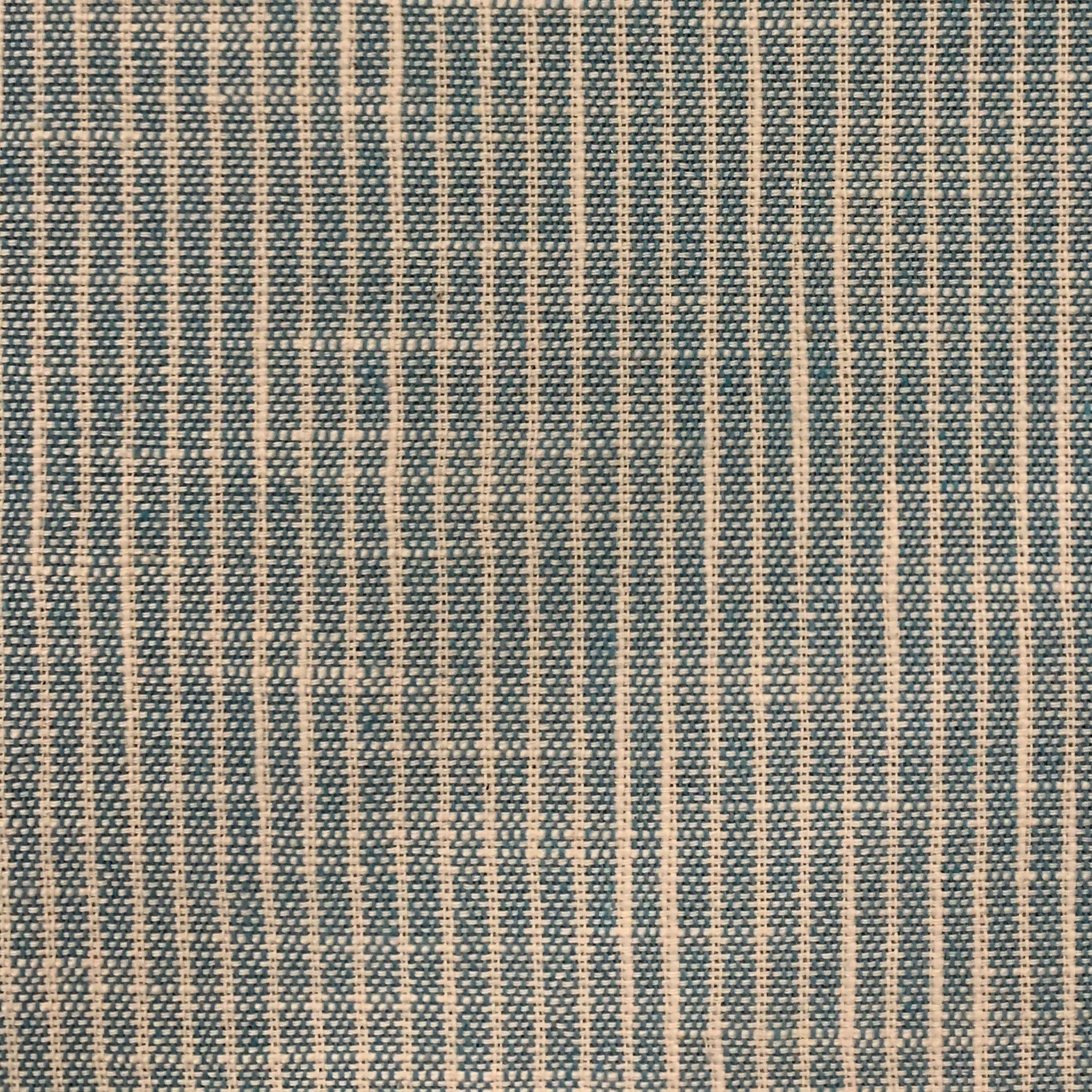Plutus Blue Simple Stripe Luxury Throw Pillow - Image 4