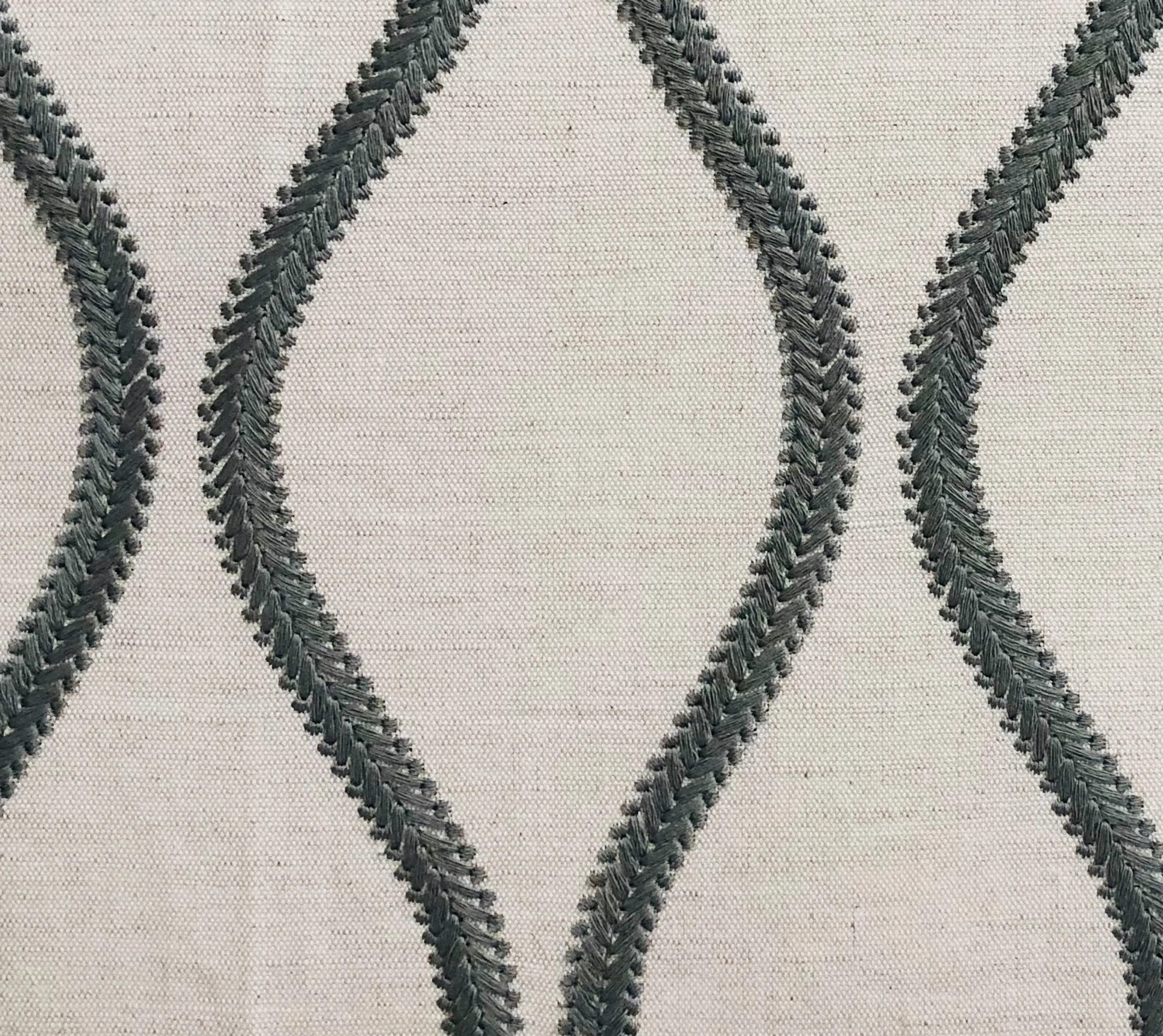 Plutus Bella Curve Green and Beige Luxury Throw Pillow - Image 3