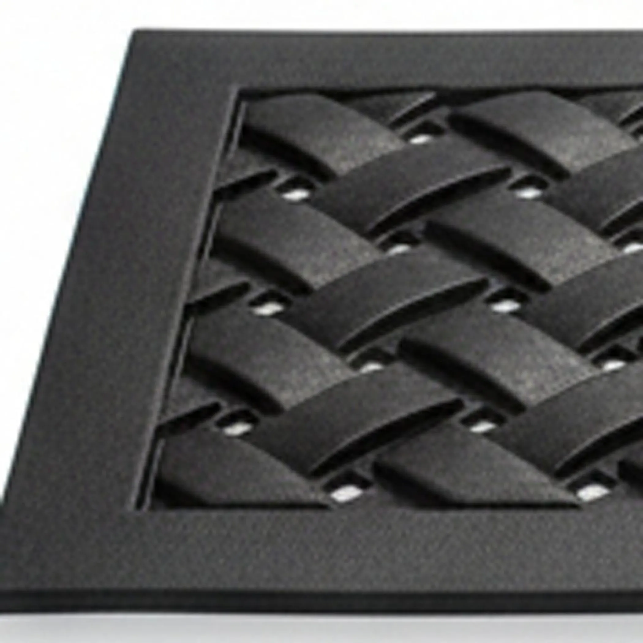 Set Of Six Lattice Outdoor Rubber Stair Treads - Image 4