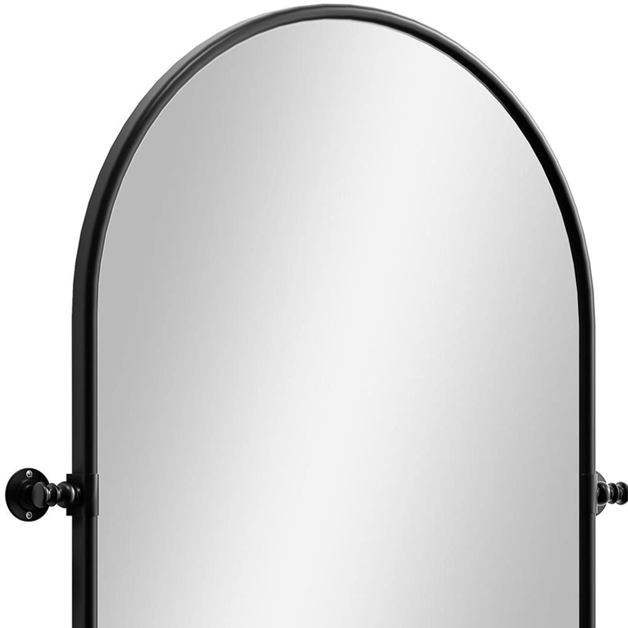 Arch Metal Swivel Framed Accent Mirror - Image 5
