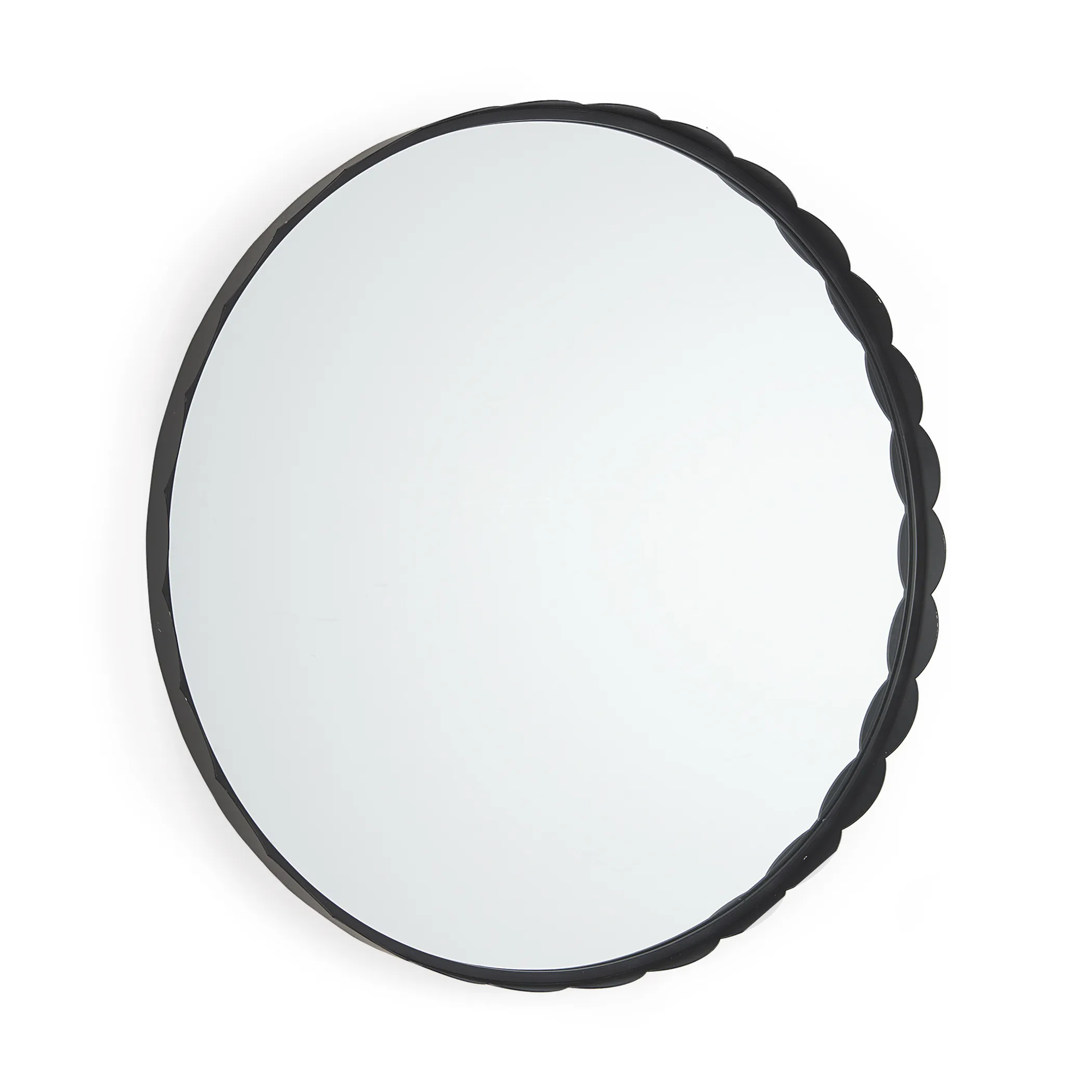 Metal Scalloped Framed Accent Mirror - Image 4