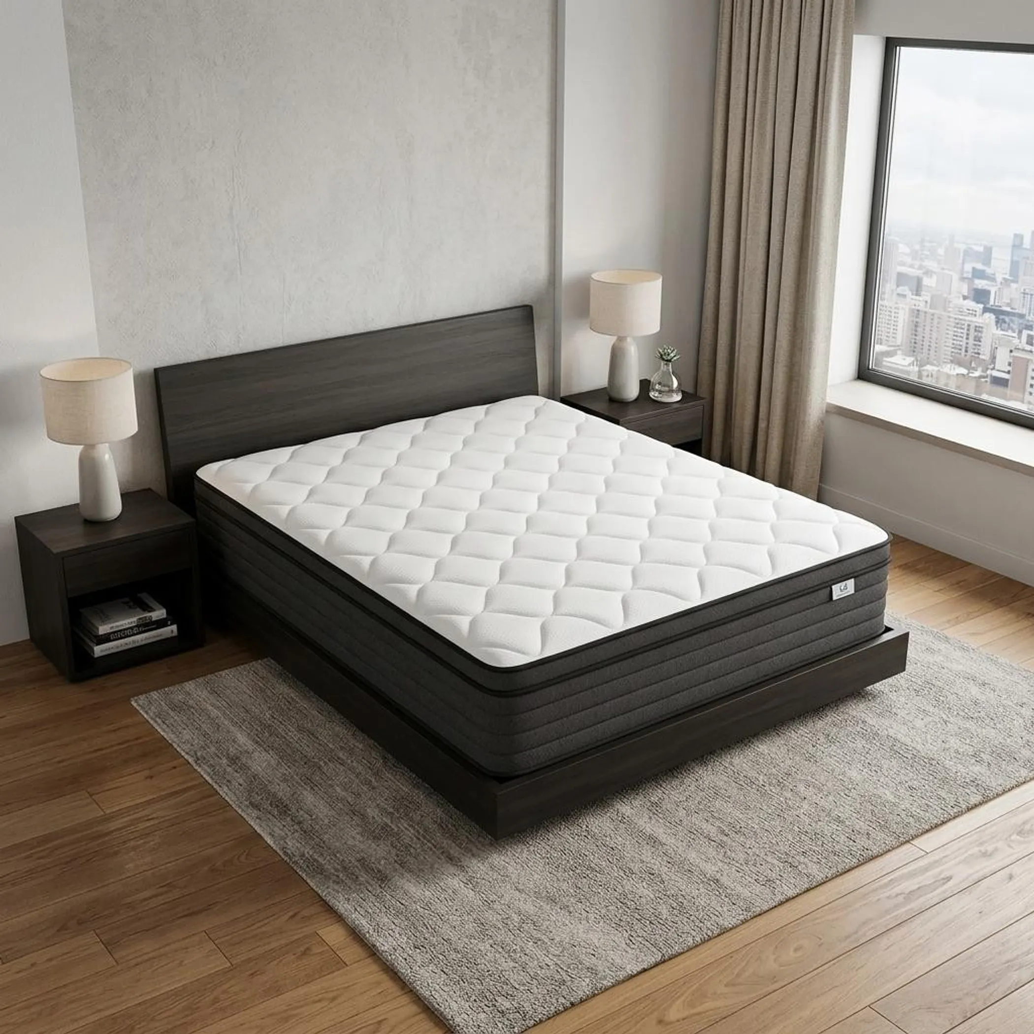 12" King Foam Hybrid Mattress