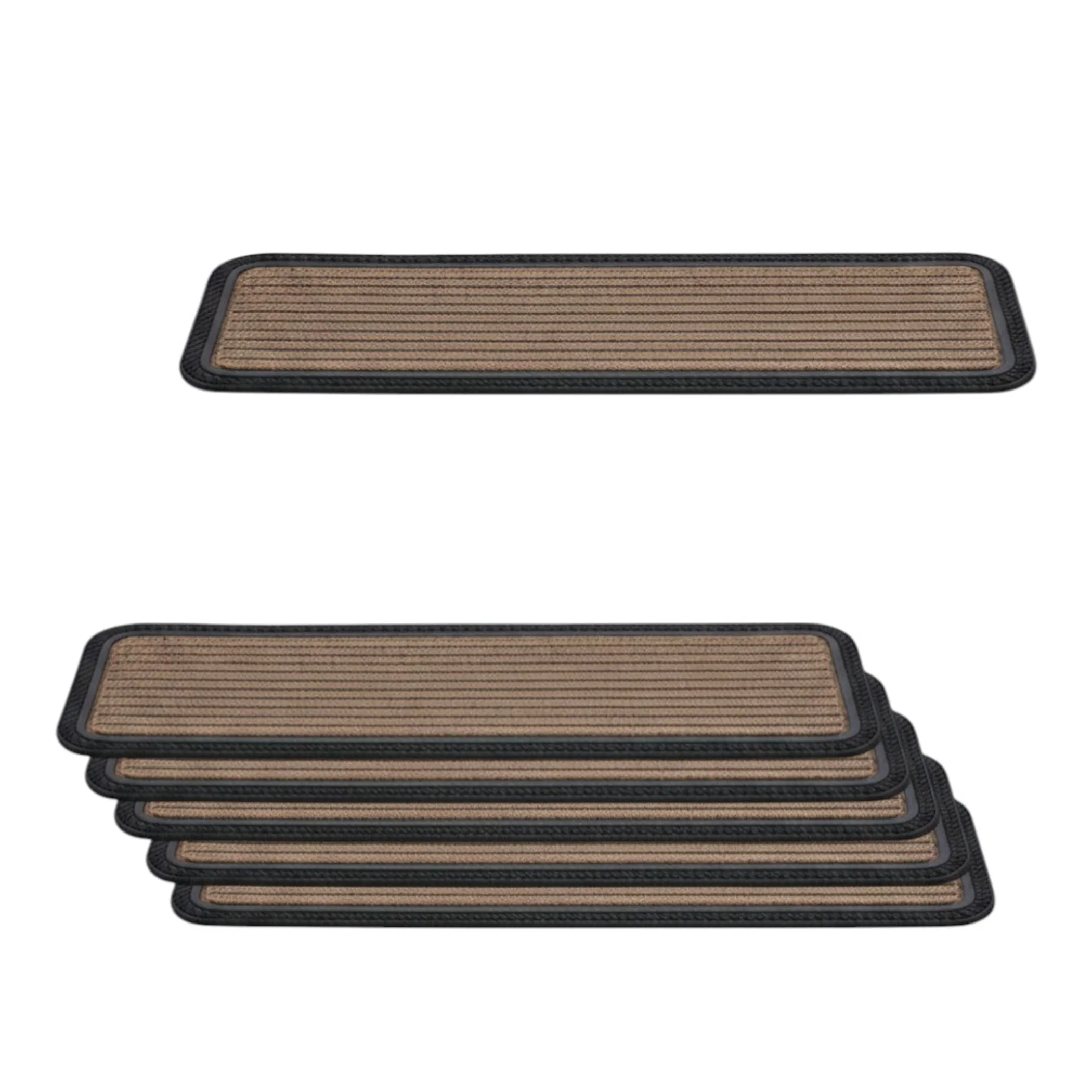 Set Of Six Polypropylene Rubber Stair Treads - Image 2