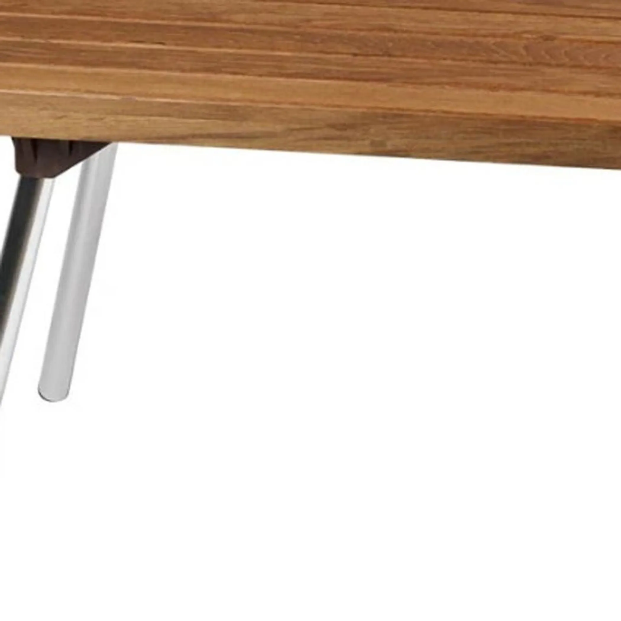 16" X 25" Brown Teak Rectangular Shower Bench - Image 3