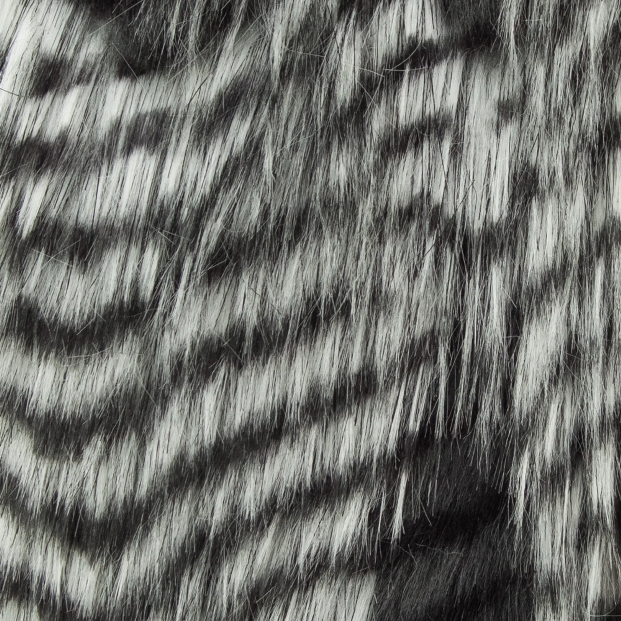 Plutus Porcupine Grey and Silver Faux Fur Luxury Throw - Image 3