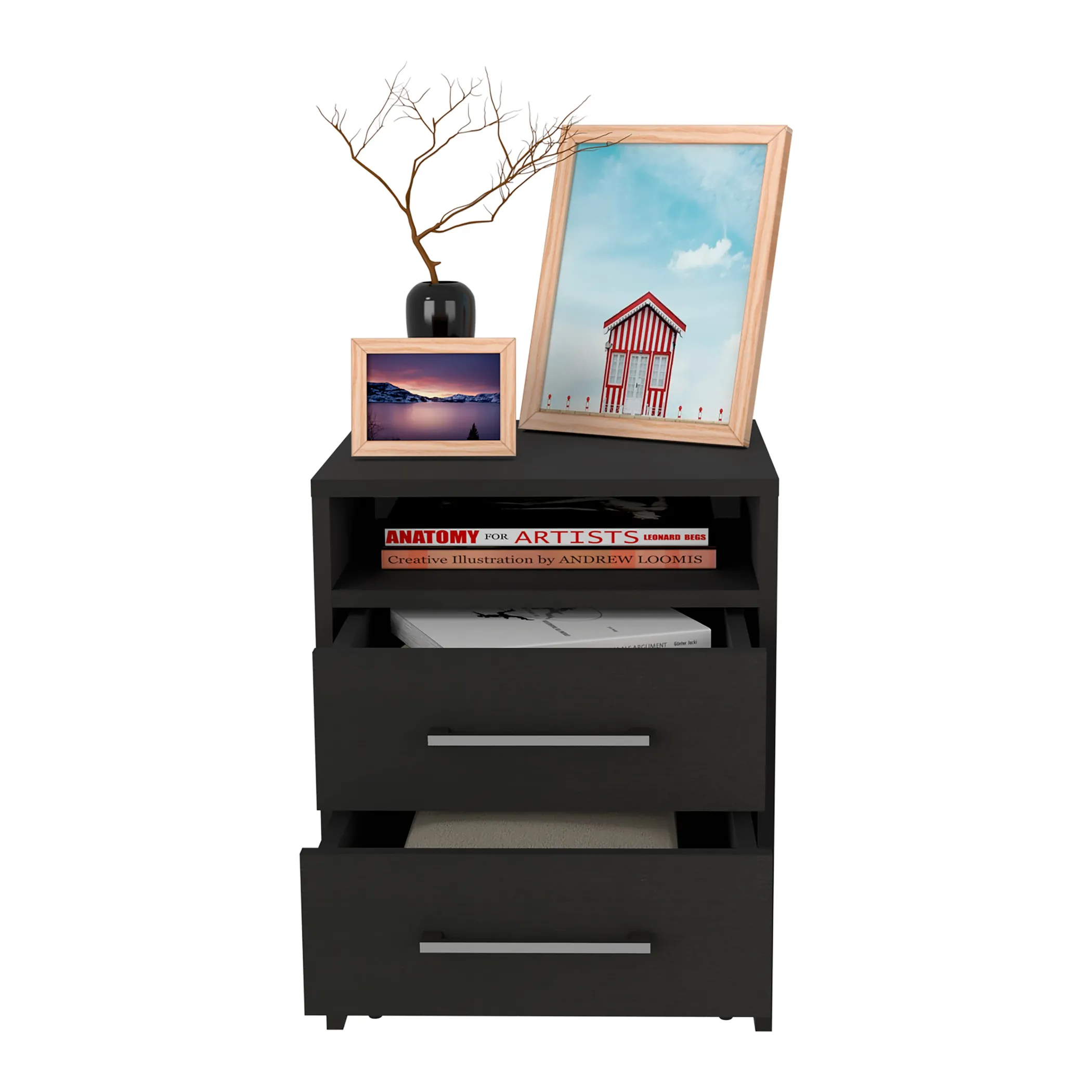 Holland 3 Piece Bedroom Set, Armoire + Nightstand + Nightstand - Image 4