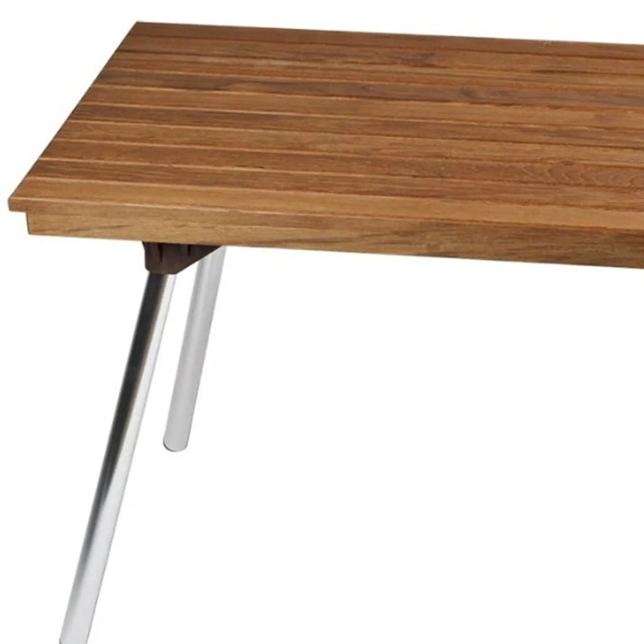 16" X 25" Brown Teak Rectangular Shower Bench - Image 4