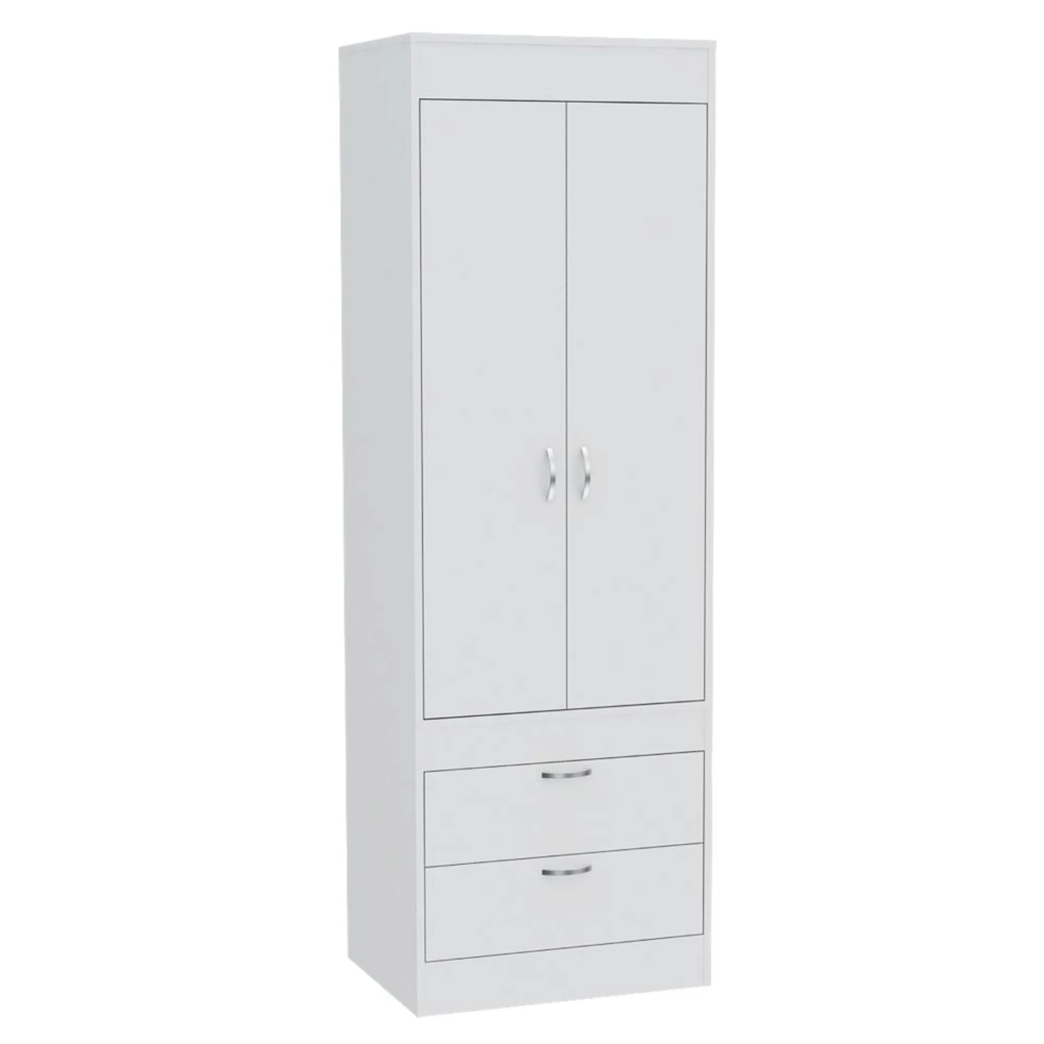 Simone Armoire, Rod, Double Door, Two Drawers - Image 2