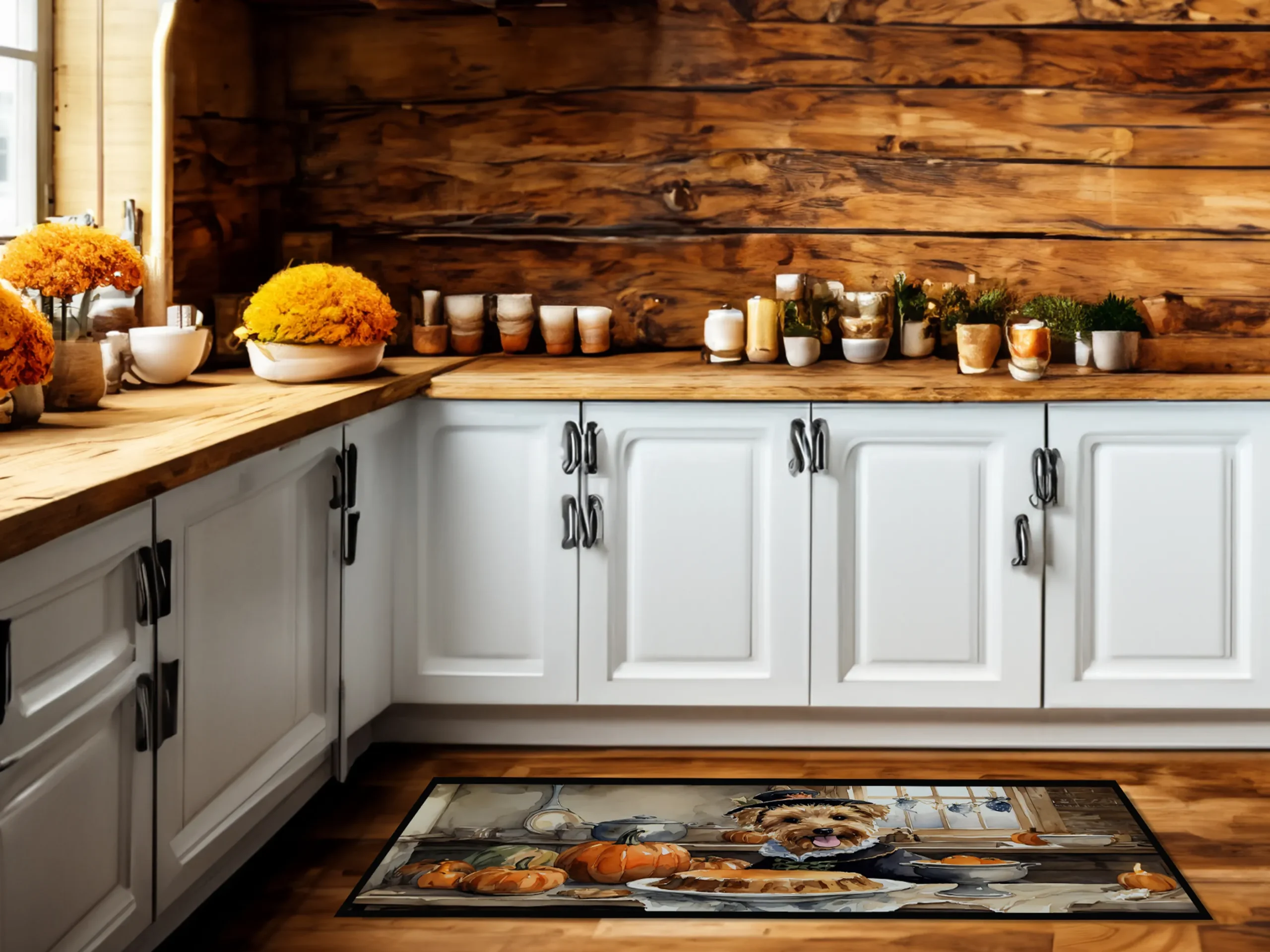 Fall Kitchen Pumpkin Pie Runner Mat 28x58 - Image 4