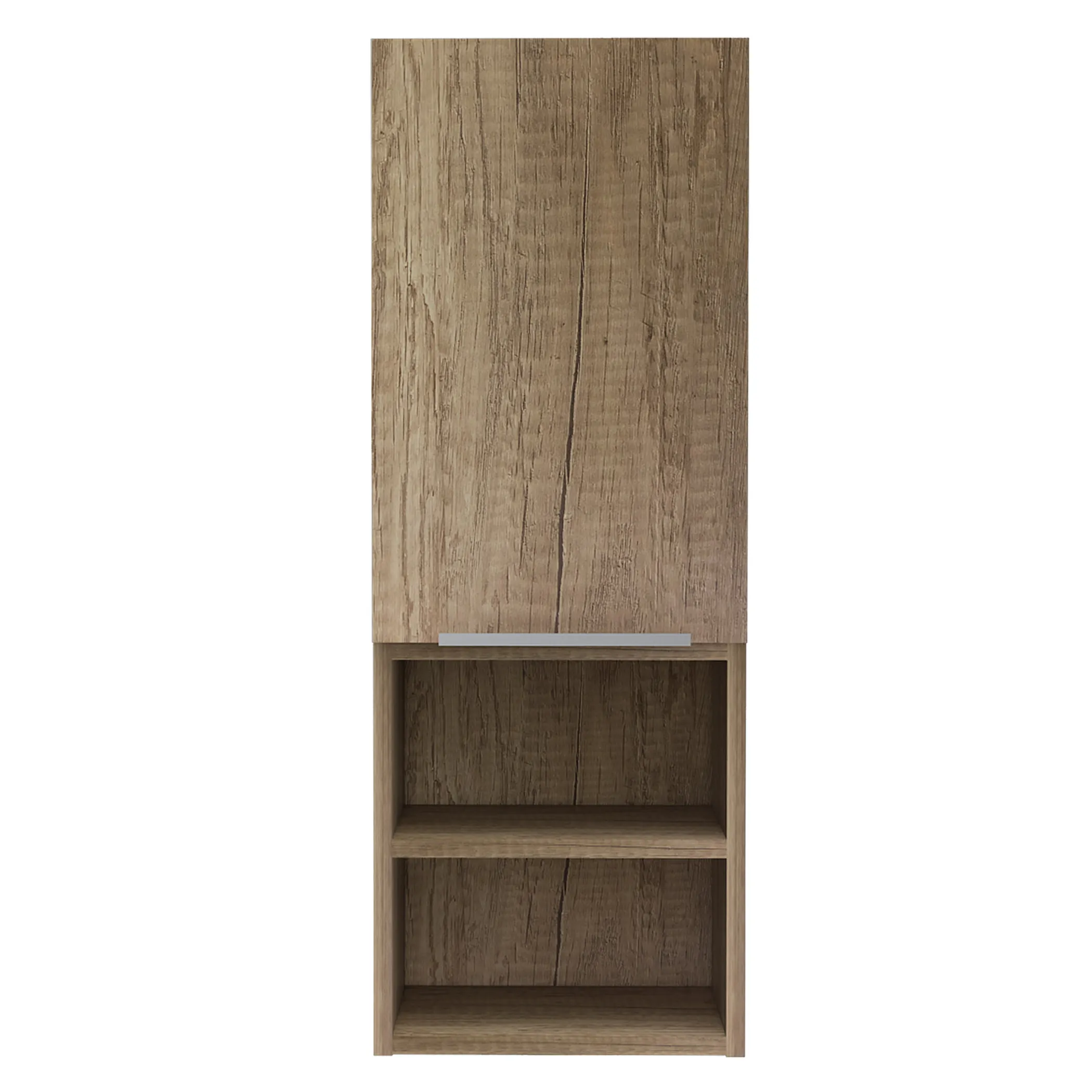 12" Wood Brown Standard Accent Cabinet With Four Shelves - Image 2