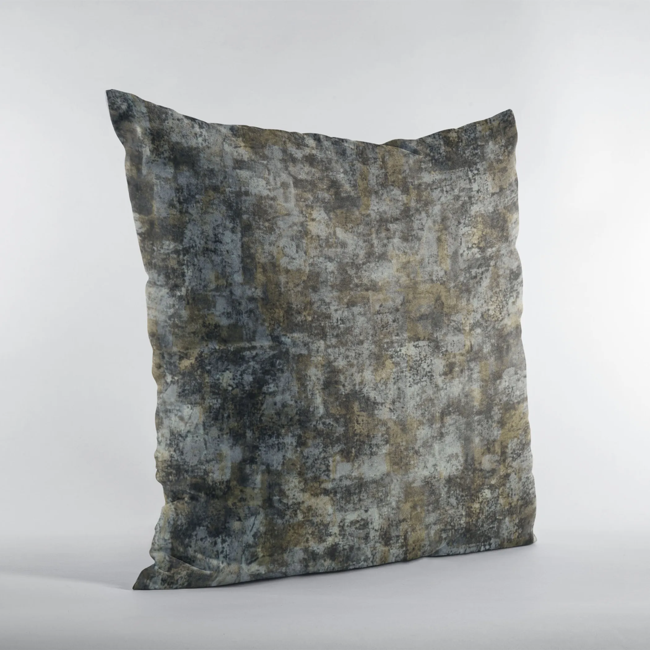 Plutus Twilight Hidden Island Velvet With Foil Printing On Top Luxury Throw Pillow - Image 3