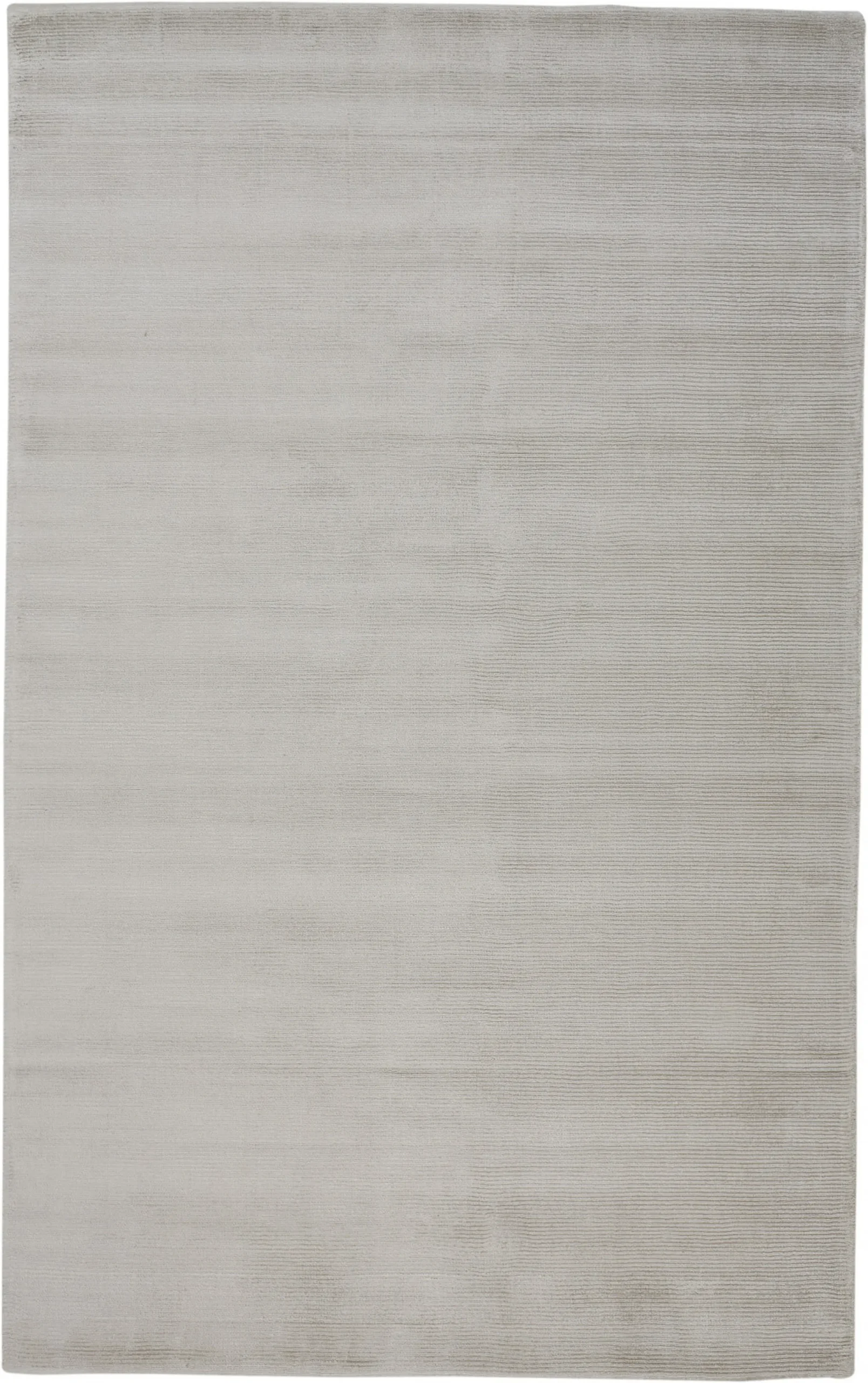 5' X 8' Gray And Silver Hand Woven Area Rug - Image 4