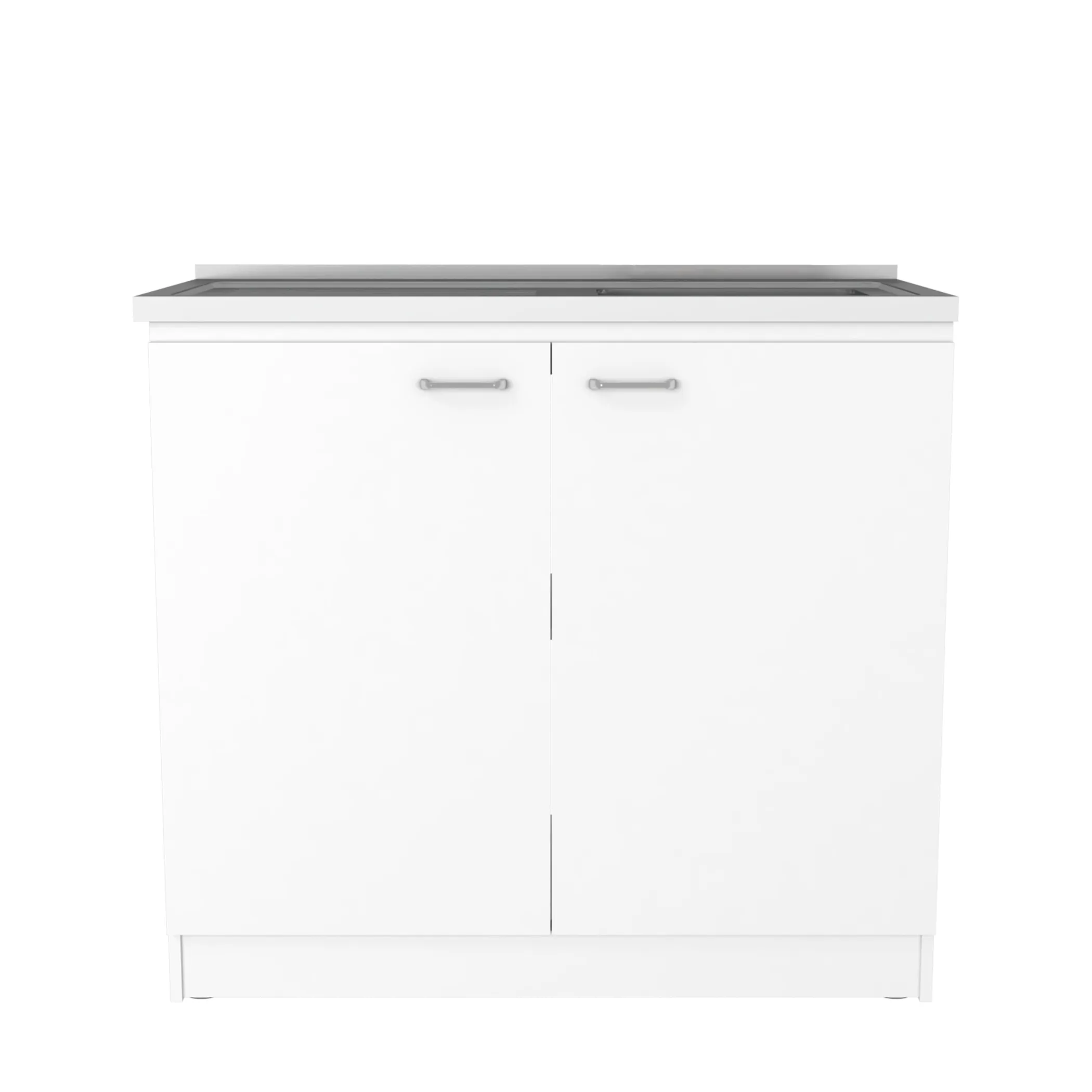 Phoenix 2 Piece Kitchen Set, Cala Kitchen Island + Napoles Utility Sink - Image 4