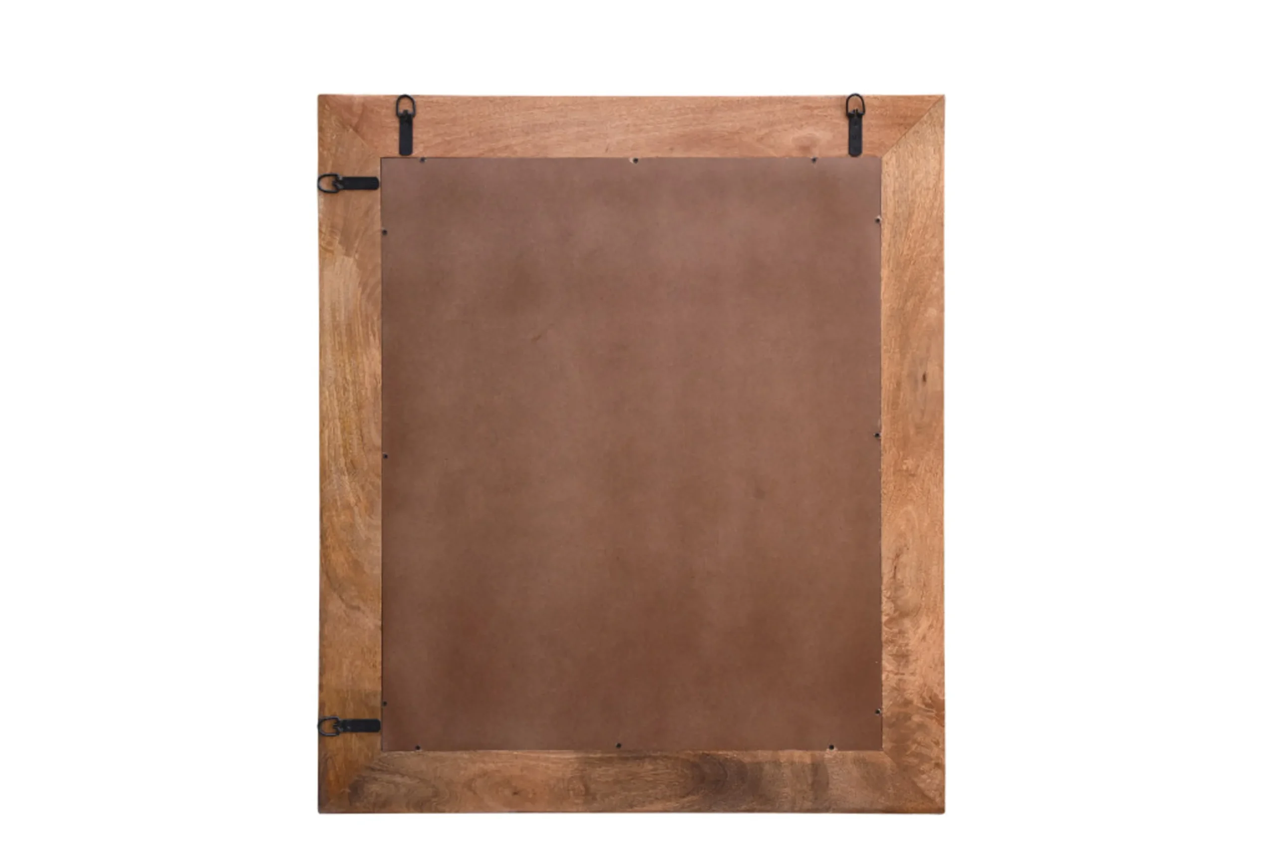 46" Brown Dresser Solid Wood Mirror - Image 3