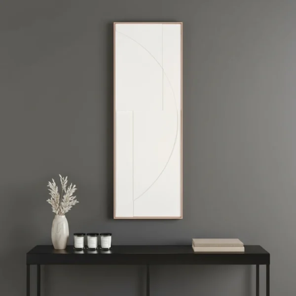 Geo Brown Shadowbox Wall Art