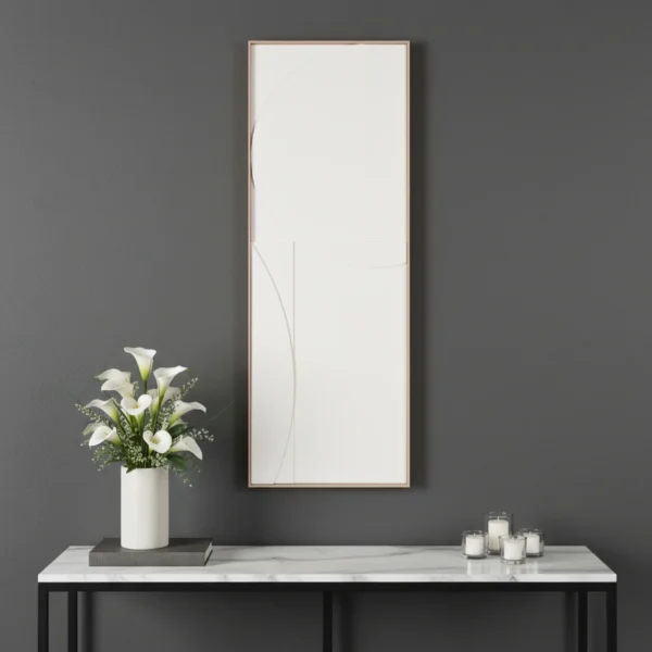 Minimalist Geo Brown Shadowbox Wall Art
