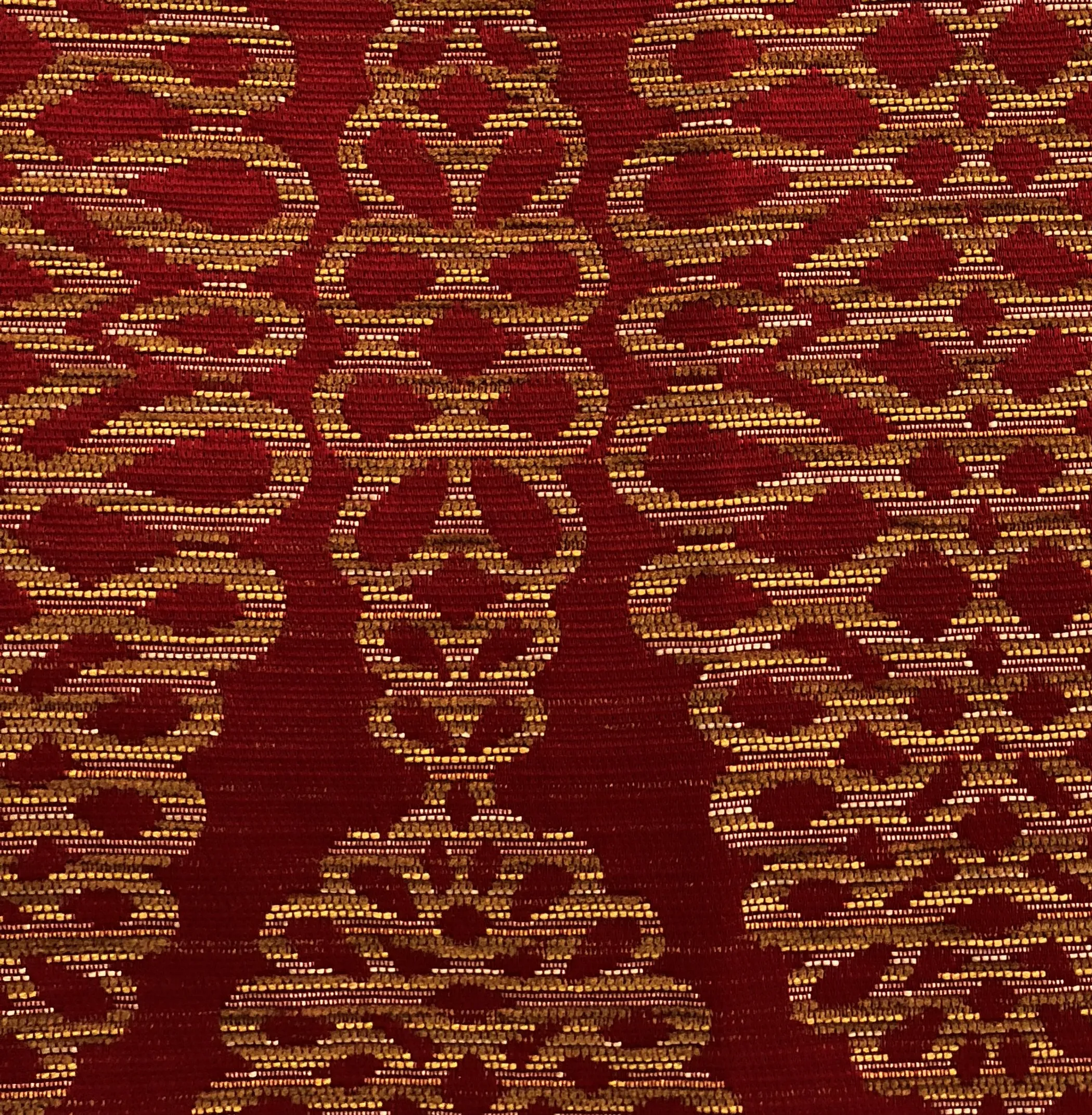 Plutus Sweet Henna Luxury Throw Pillow in Red and Gold - Image 3