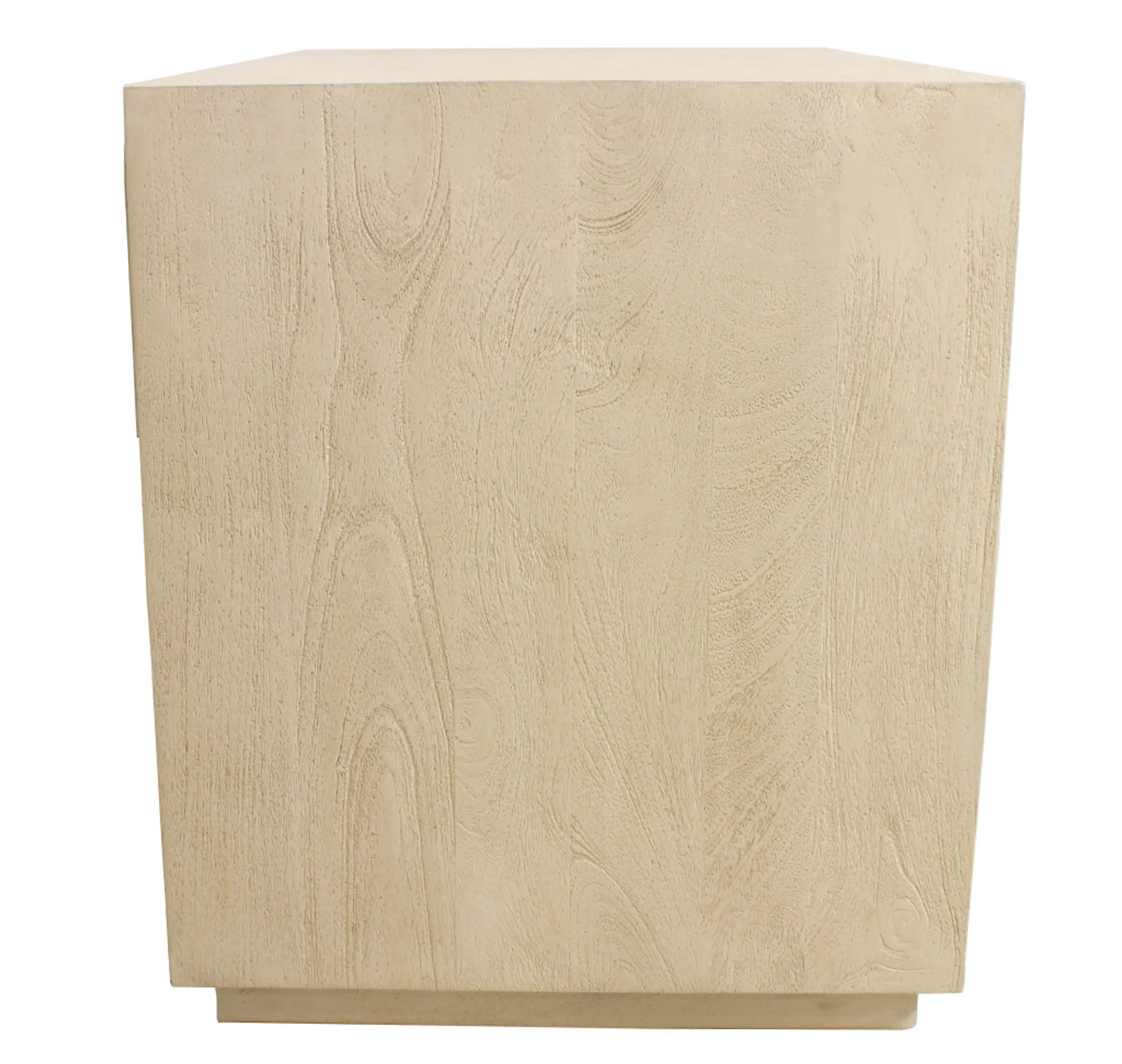 24" Natural One Drawer Solid Wood Nightstand - Image 4