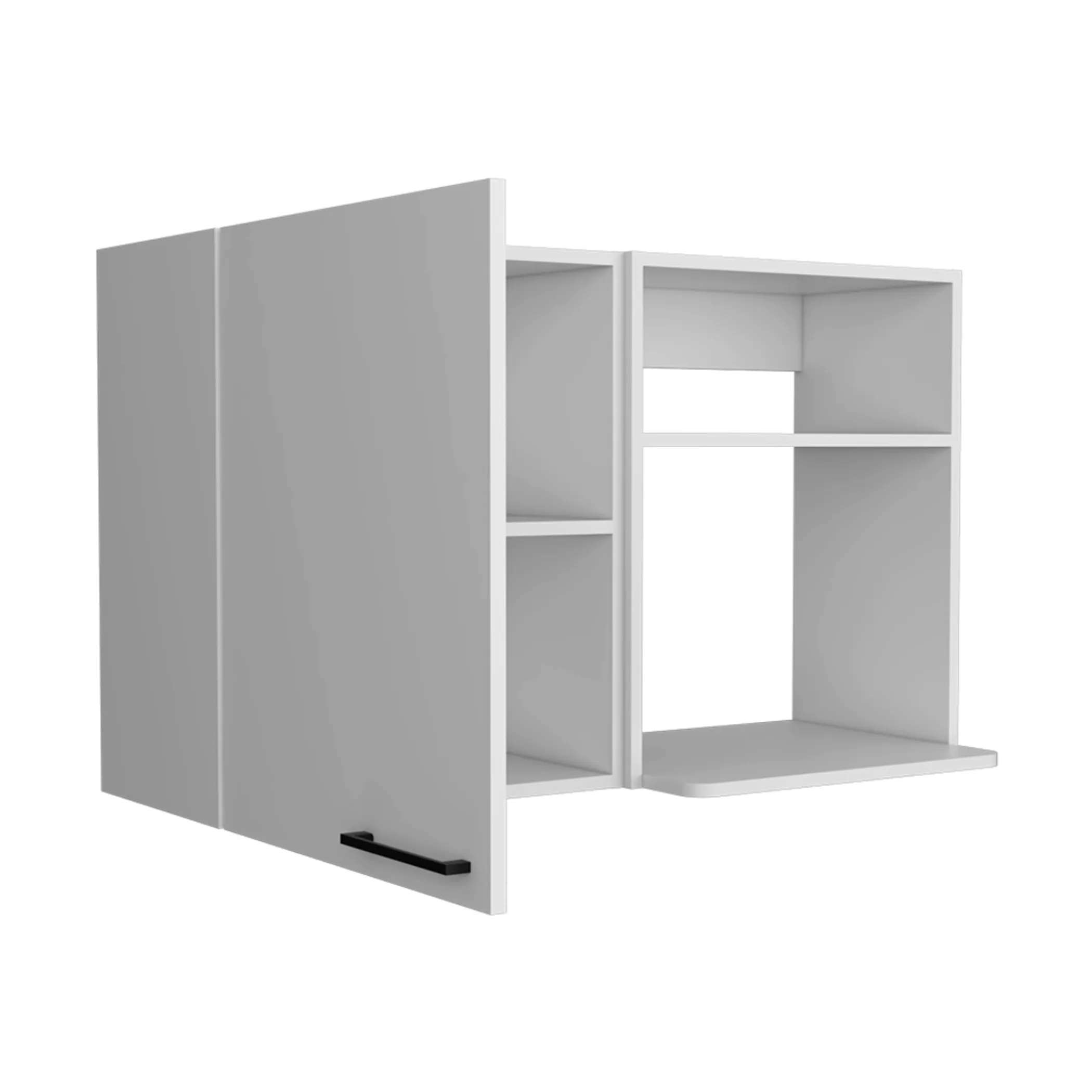 Wood Wall Mounted Accent Cabinet With Single Door - Image 3