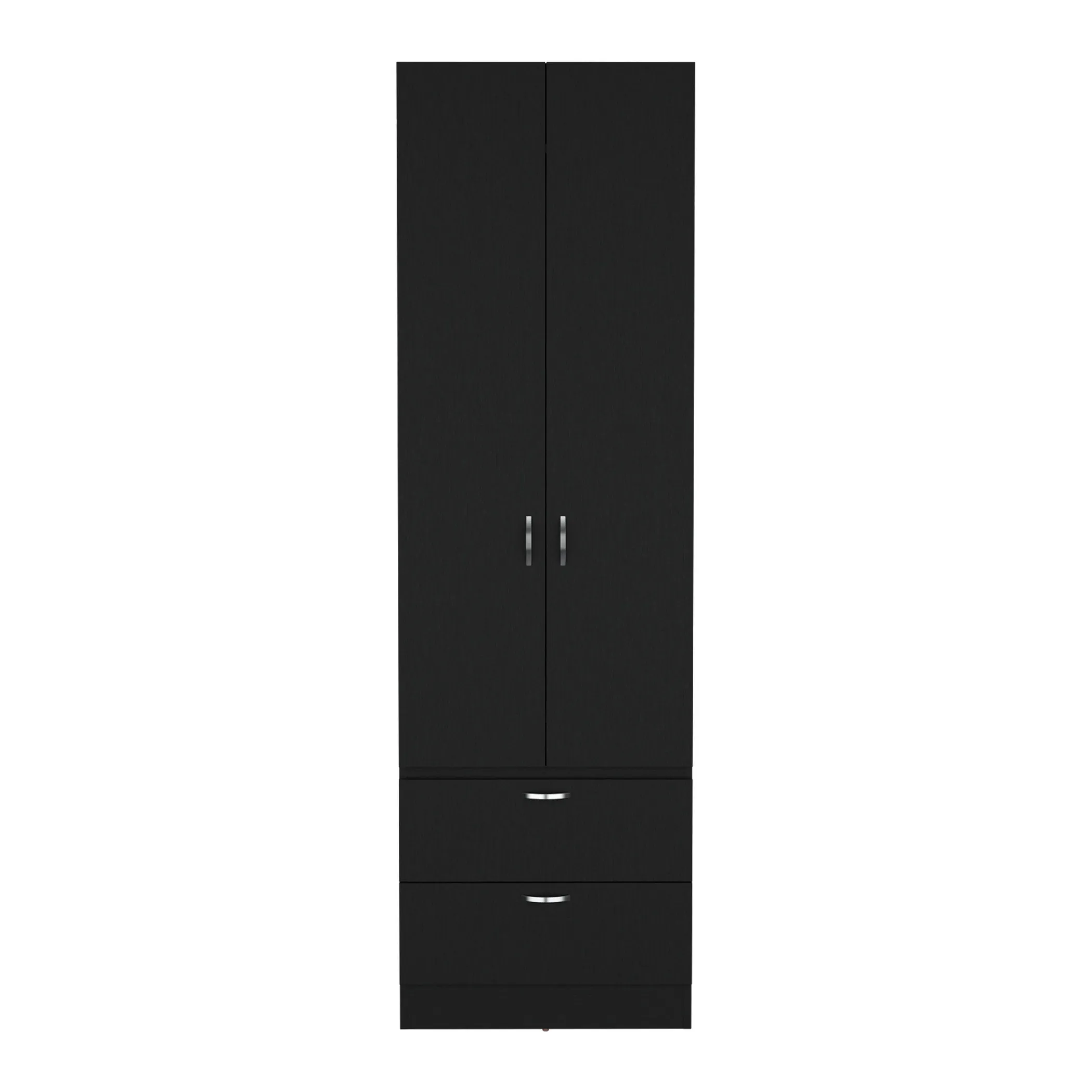 Vico 76" High Armoire Wardrove Closet with 2 Drawers, Double Door Cabinet - Image 6