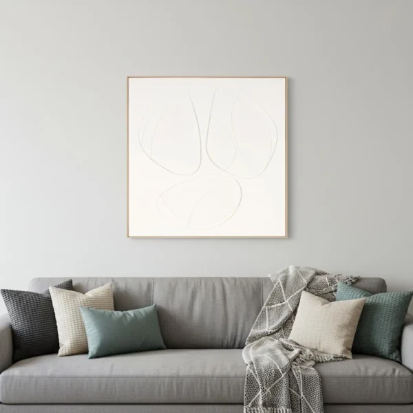 Geo Trio Brown Shadowbox Wall Art