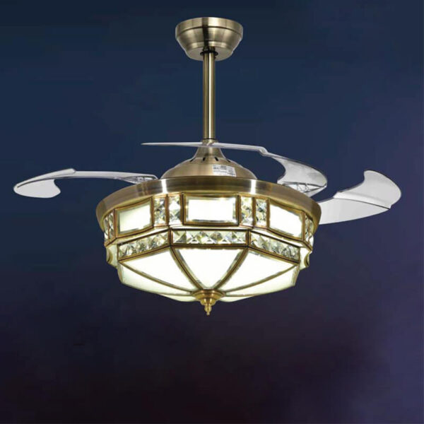 Ceiling Fan with Light Giau Canh QDR04