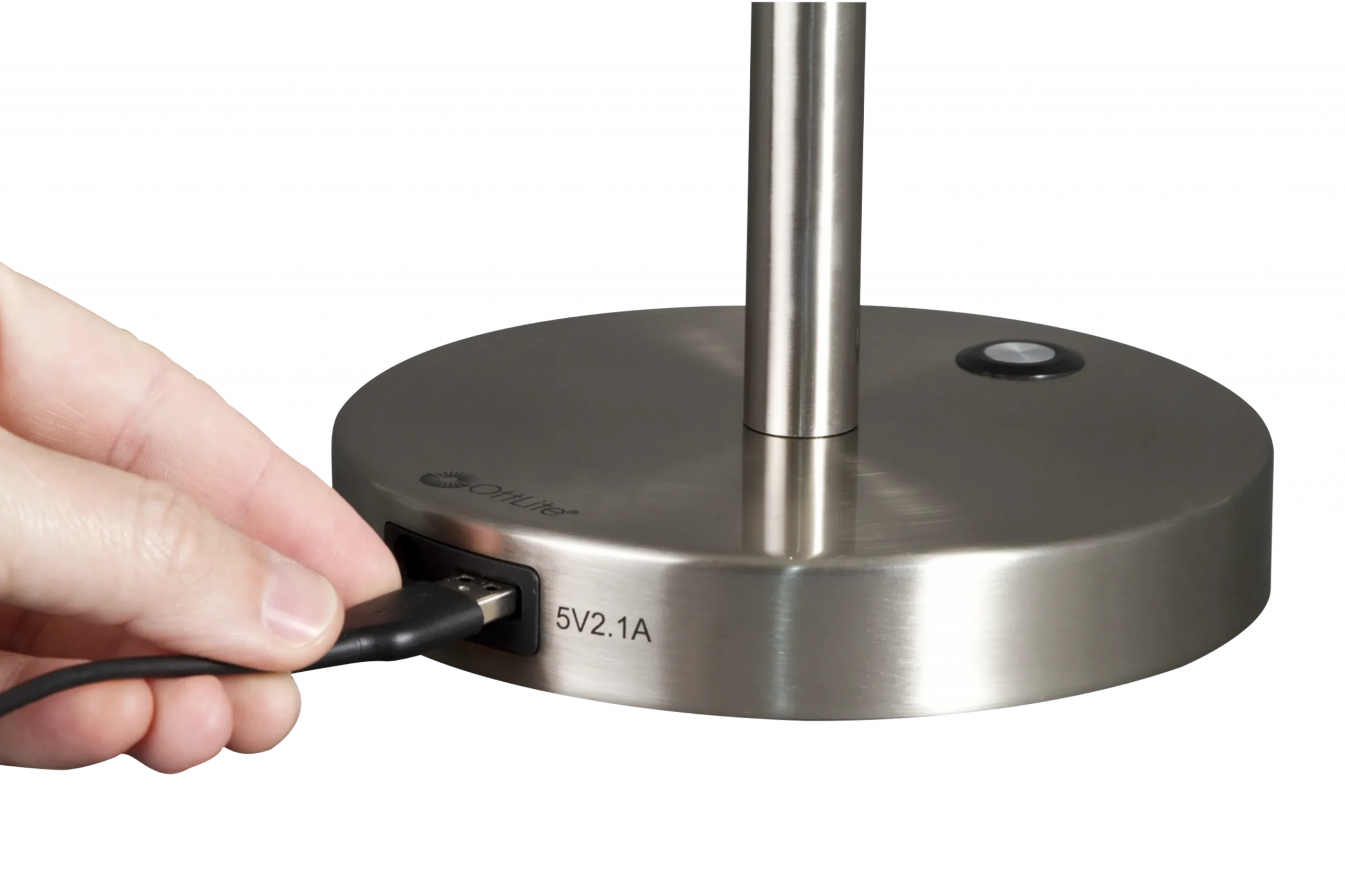 Brushed Silver LED Adjustable Desk Lamp - Image 6