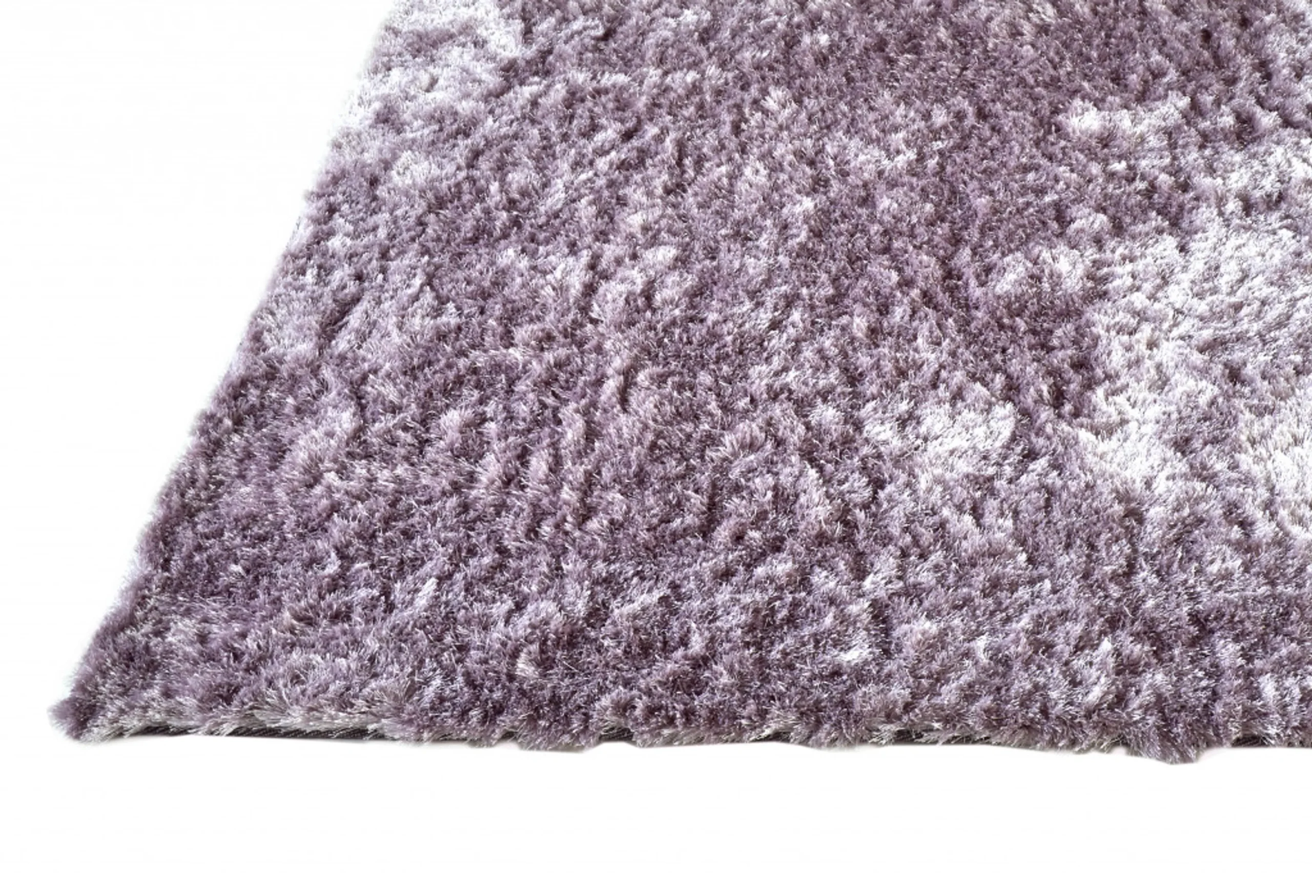 8' X 10' Purple Shag Tufted Handmade Area Rug - Image 6