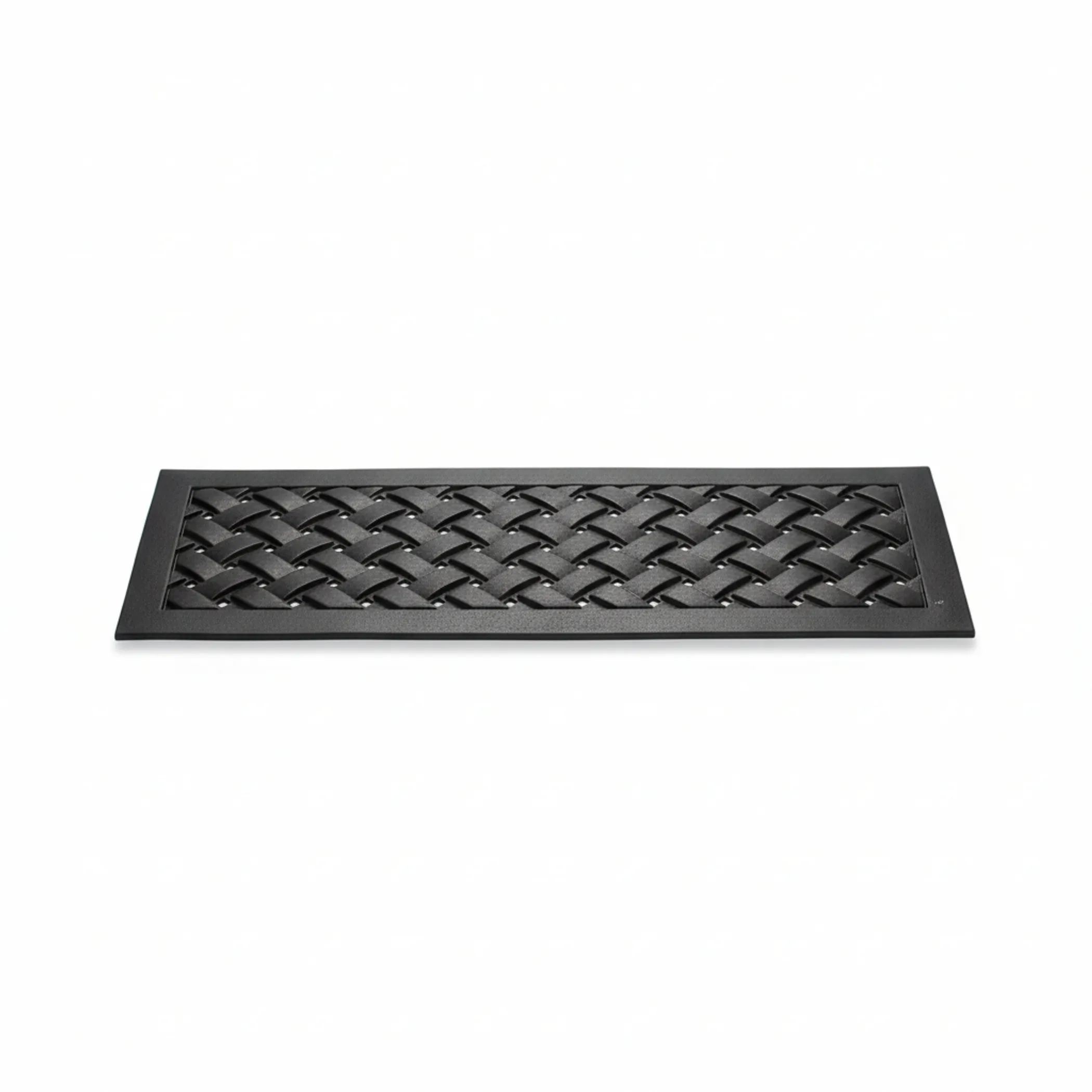 Set Of Six Lattice Outdoor Rubber Stair Treads - Image 2