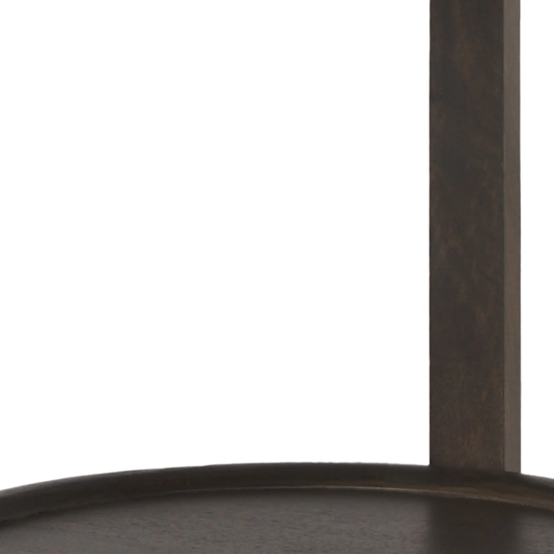 24" Dark Brown Solid Wood Tray Table - Image 3