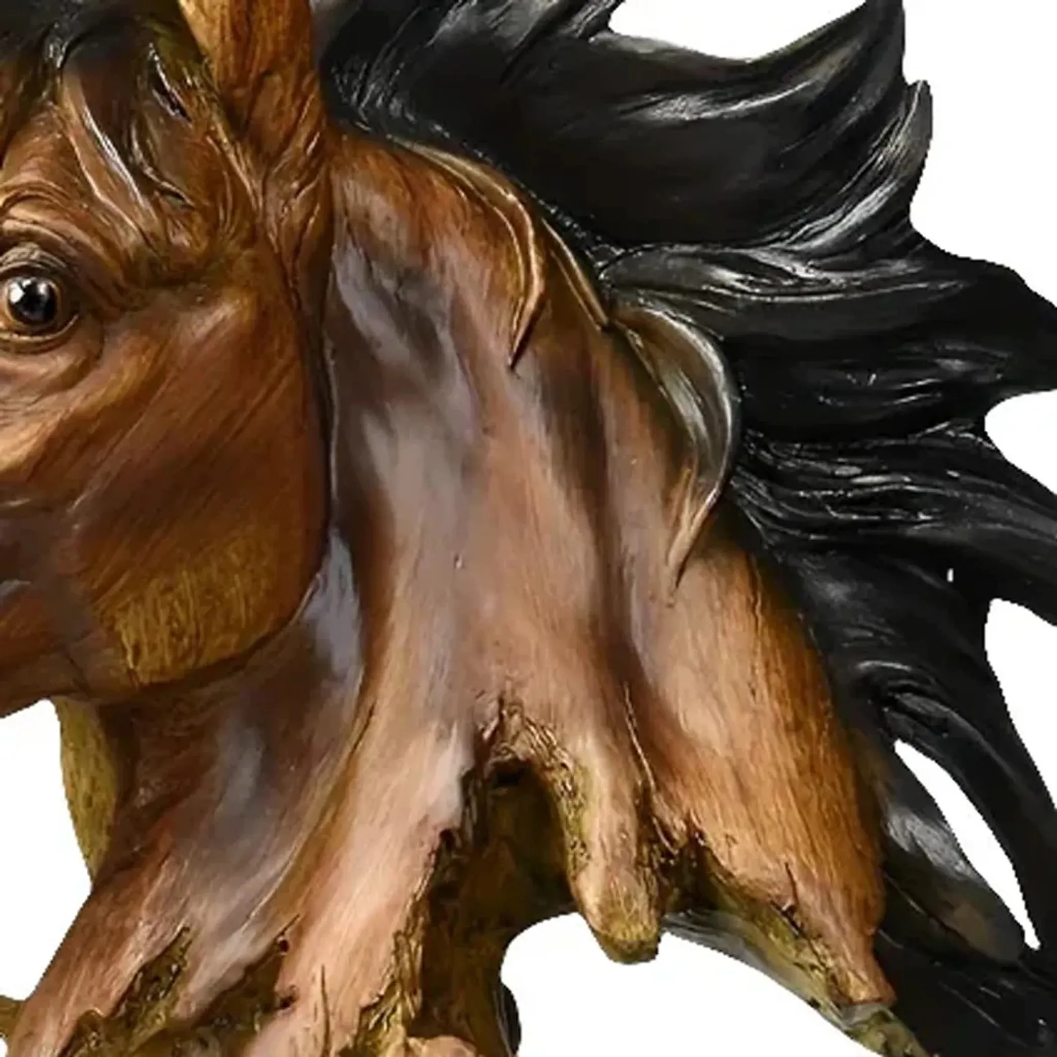 Polyresin Horse Tabletop Sculpture - Image 3