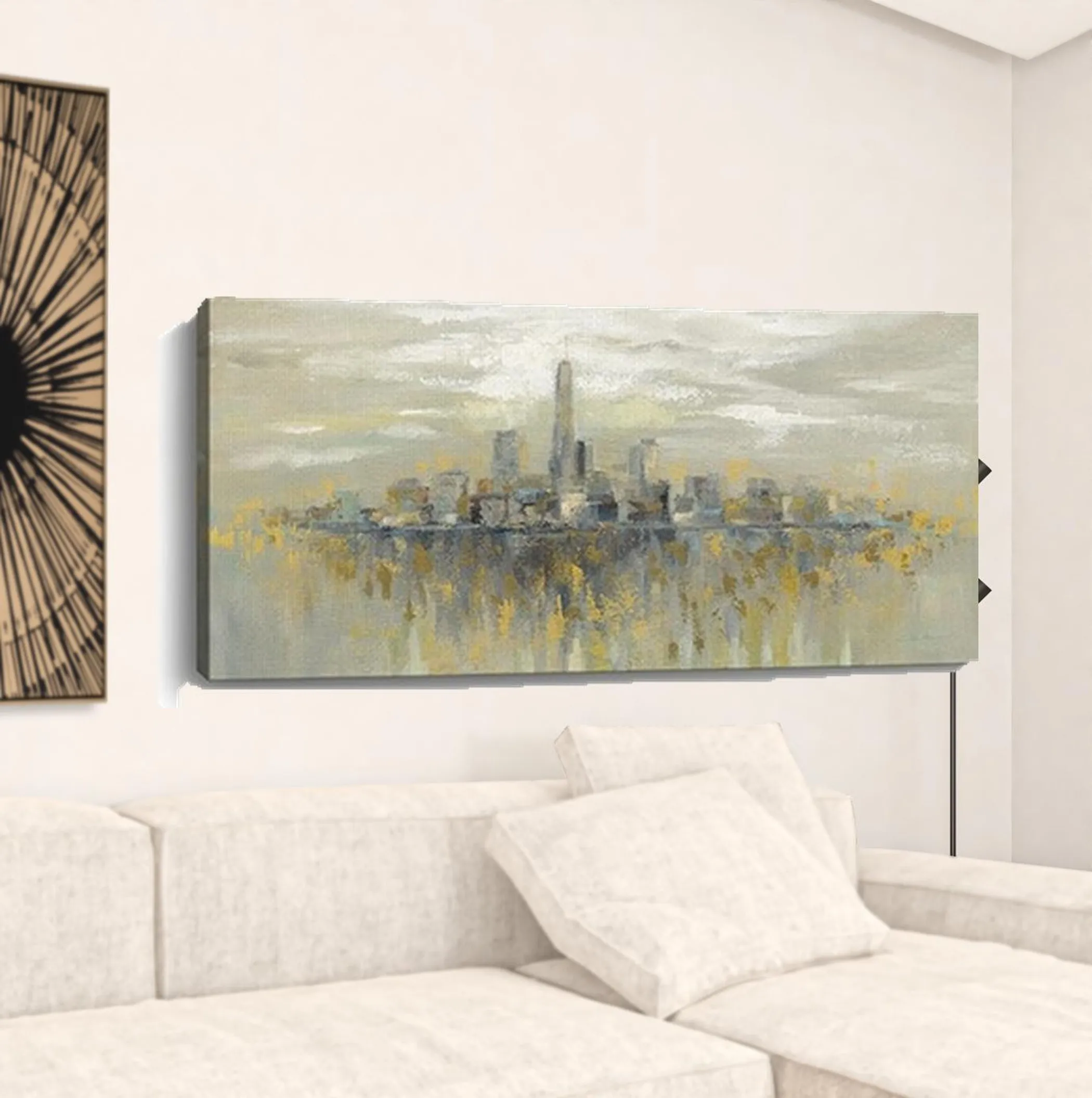 Artistic Manhattan City Skyline Unframed Print Wall Art - Image 3
