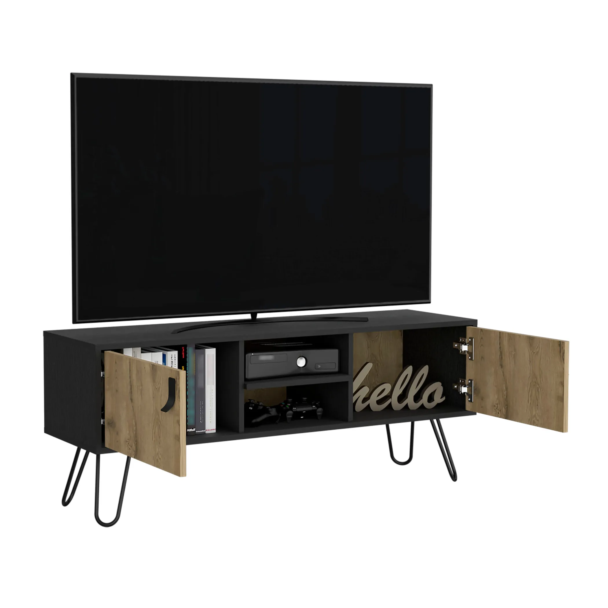 Huna Hairpin Legs TV Rack - Image 6