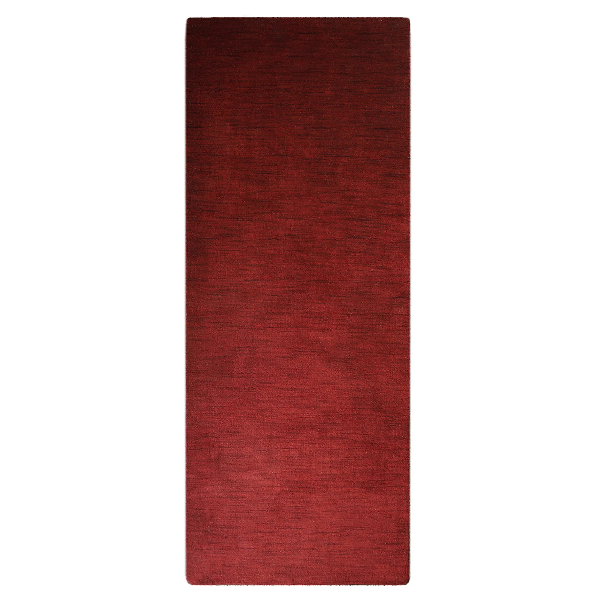 Rugsotic Carpets Hand Knotted Loom Wool Runner Area Rug Solid - Image 2
