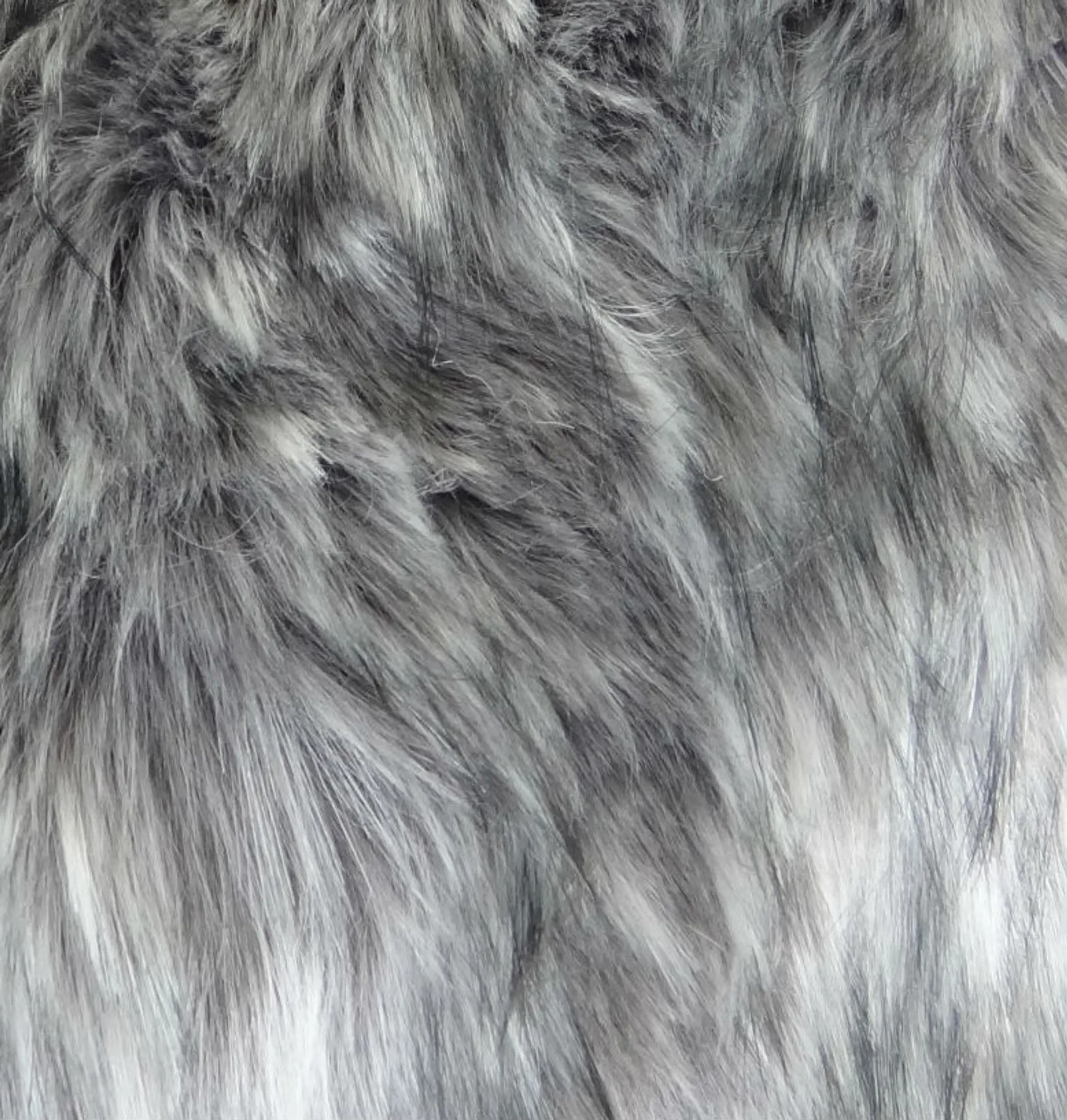 Plutus Wild Gray Wolf Gray White Handmade Luxury Pillow - Image 3
