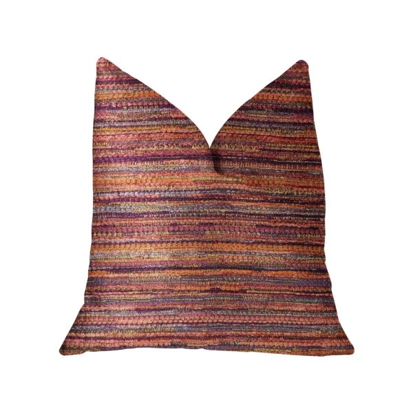 Plutus Sunset Sky Red Luxury Throw Pillow