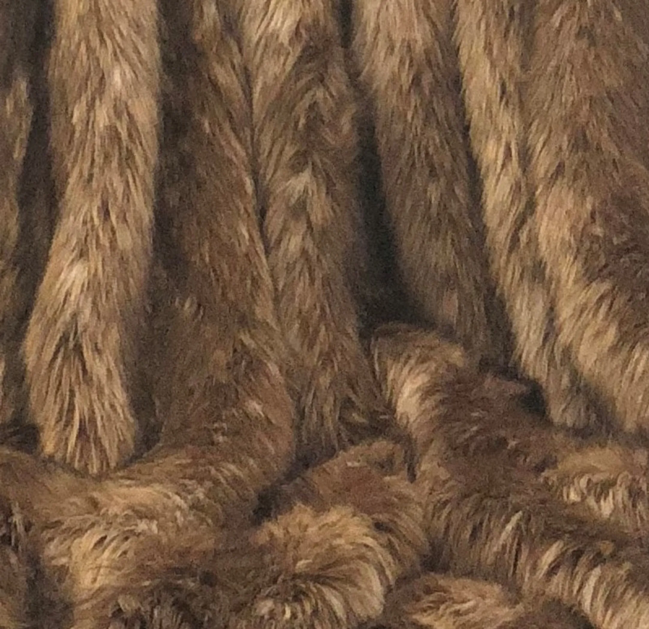 Plutus Mountain Coyote Handmade Luxury Throw - Image 3