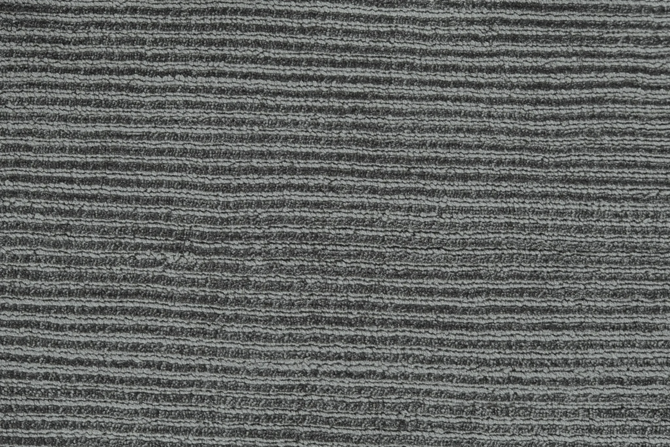 5' X 8' Gray And Black Hand Woven Area Rug - Image 6
