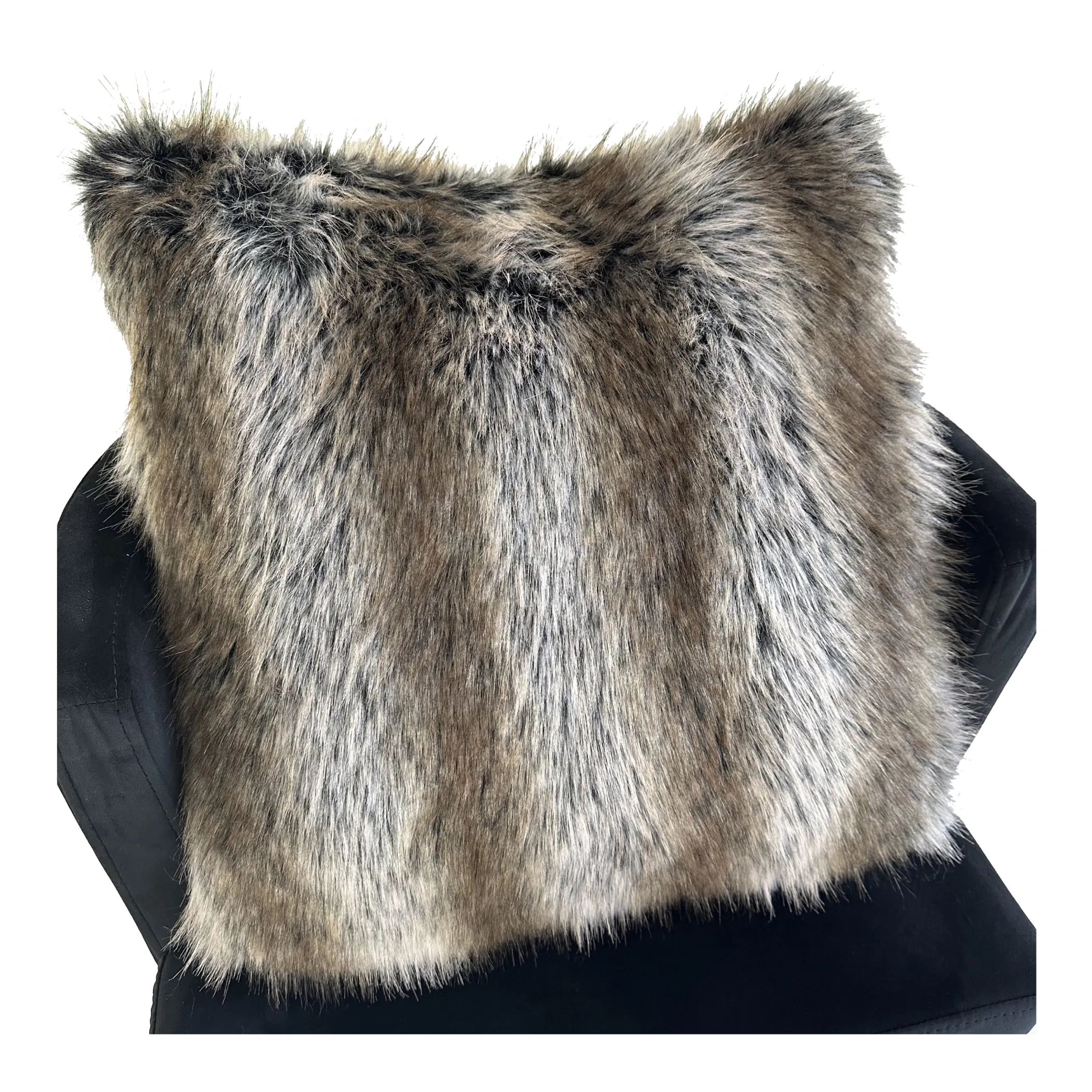 Plutus Dusty Ash Gray Charcoal Handmade Luxury Pillow - Image 3